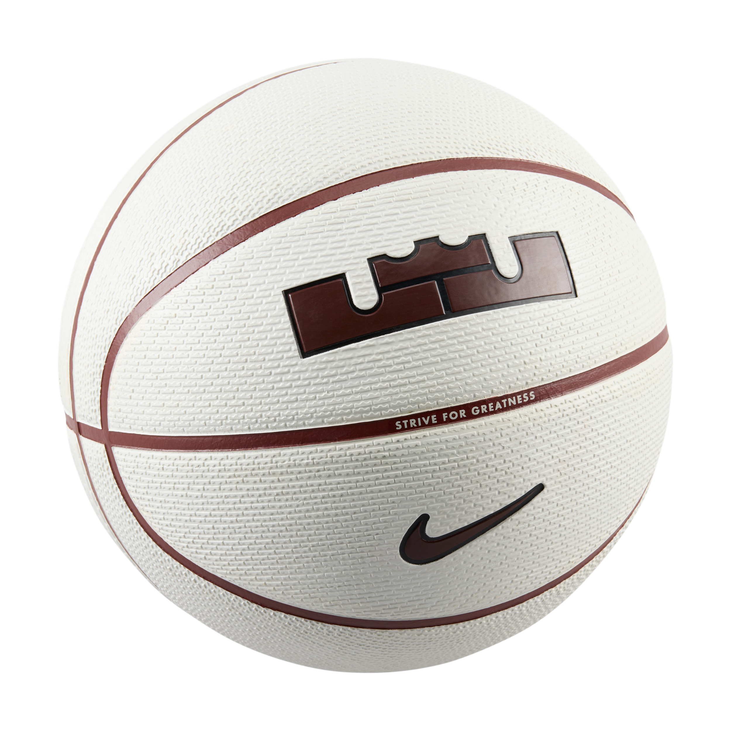 Nike LeBron Playground 8P Basketball in White | N1004566-159