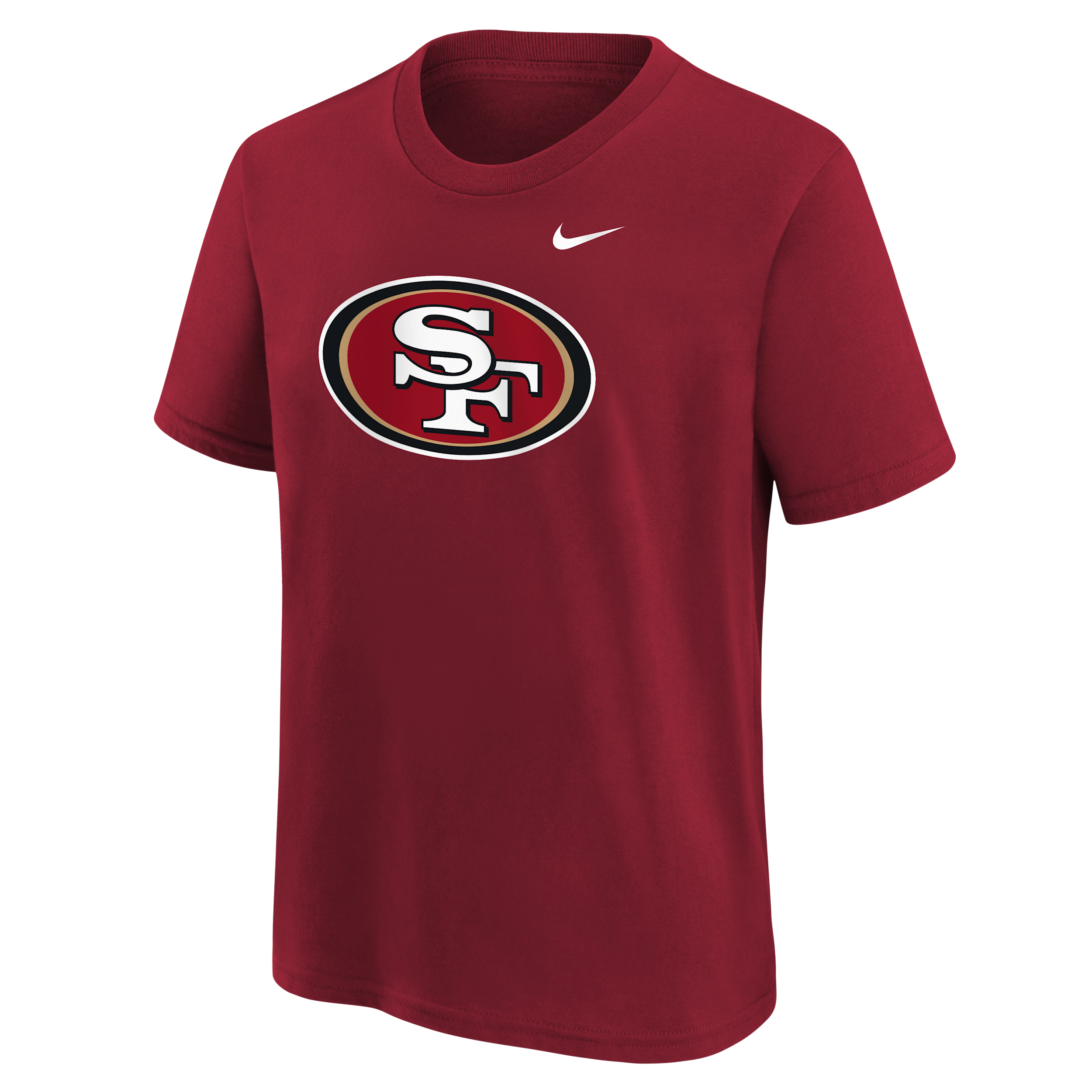 San Francisco 49ers Logo Big Kids' Nike NFL T-Shirt in Red | Z1B7NFQX49R-NCT