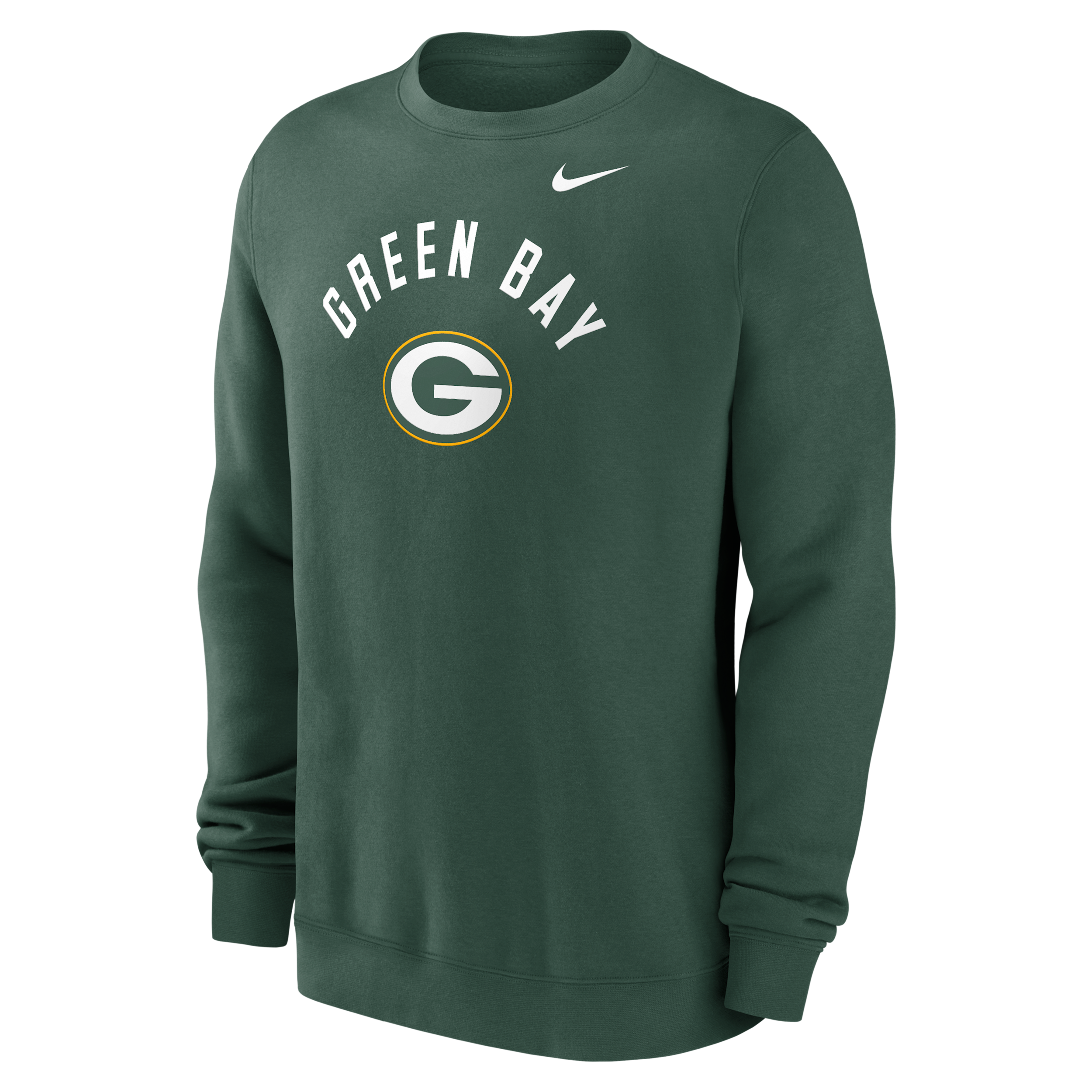 Nike Men's Green Green Bay Packers Defensive Leader Club Fleece Sweatshirt - Green