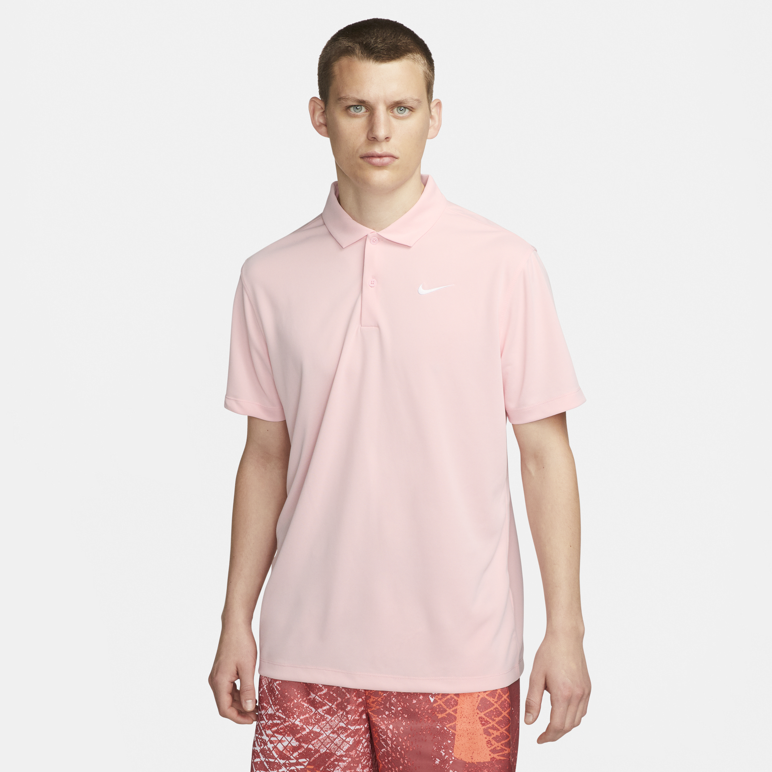 Nike Men's Court Dri-fit Tennis Polo In Pink