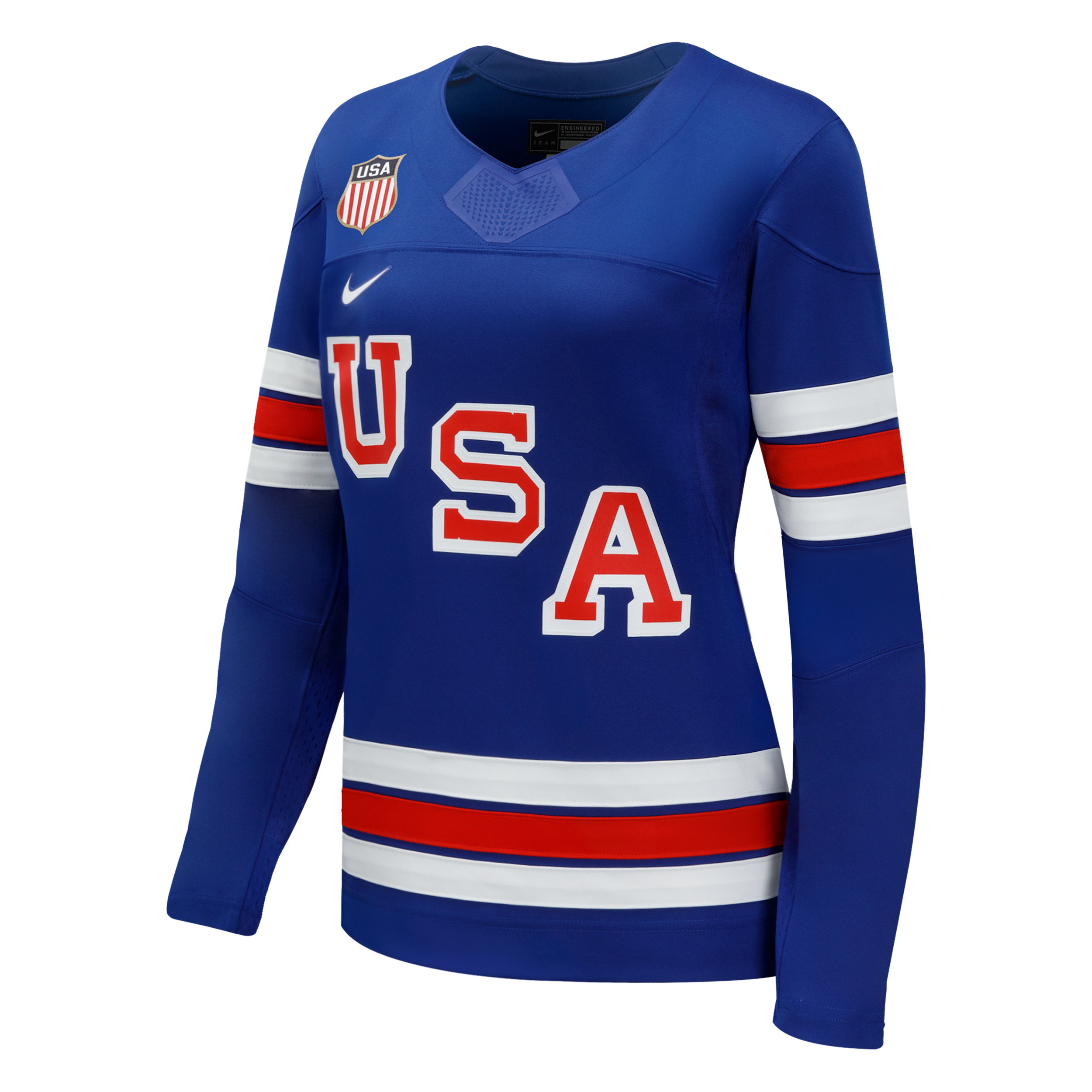 Nike Women's "Team USA" Hockey Jersey in Blue | P34763USAH-DRY