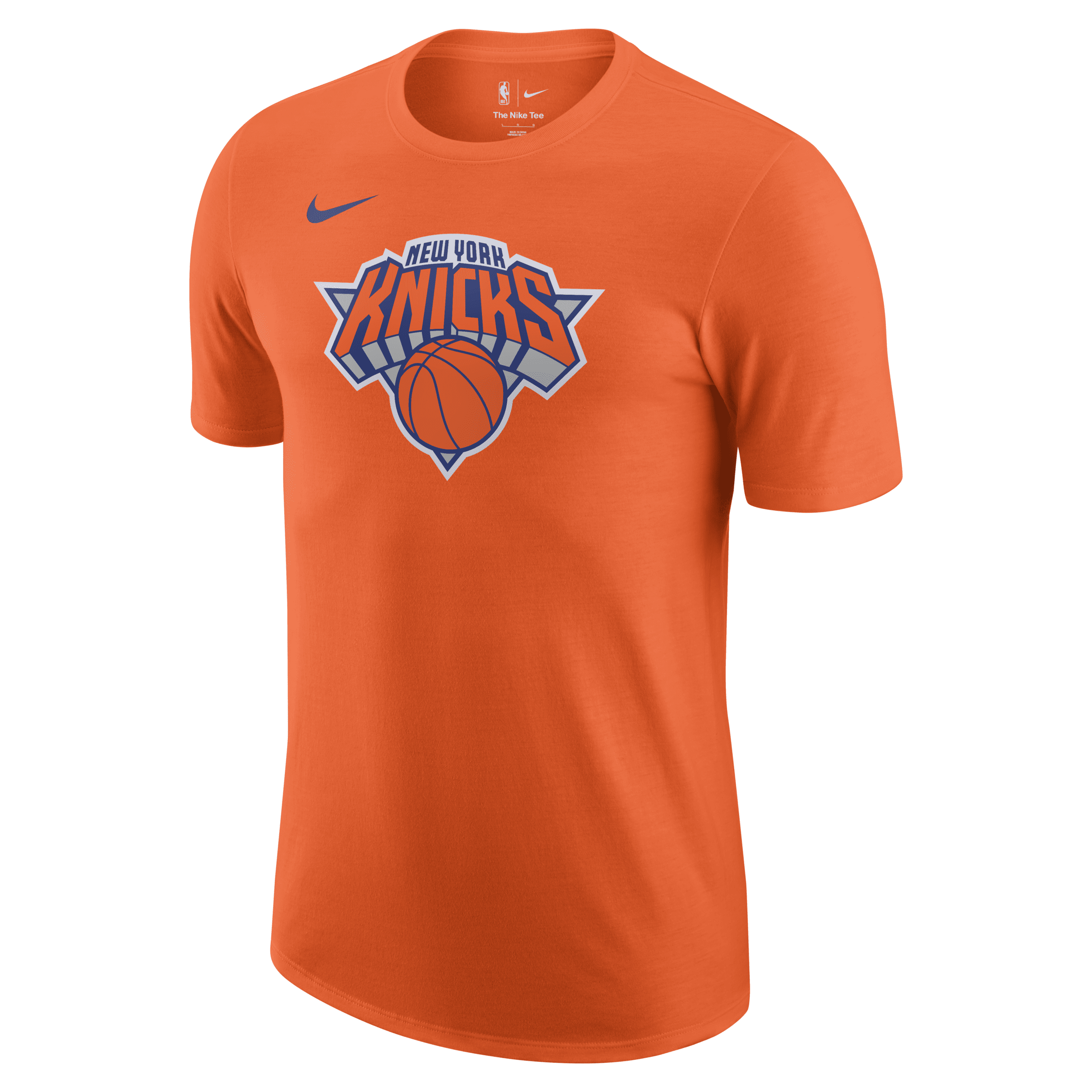 Nike New York Knicks Essential  Men's Nba T-shirt In Orange