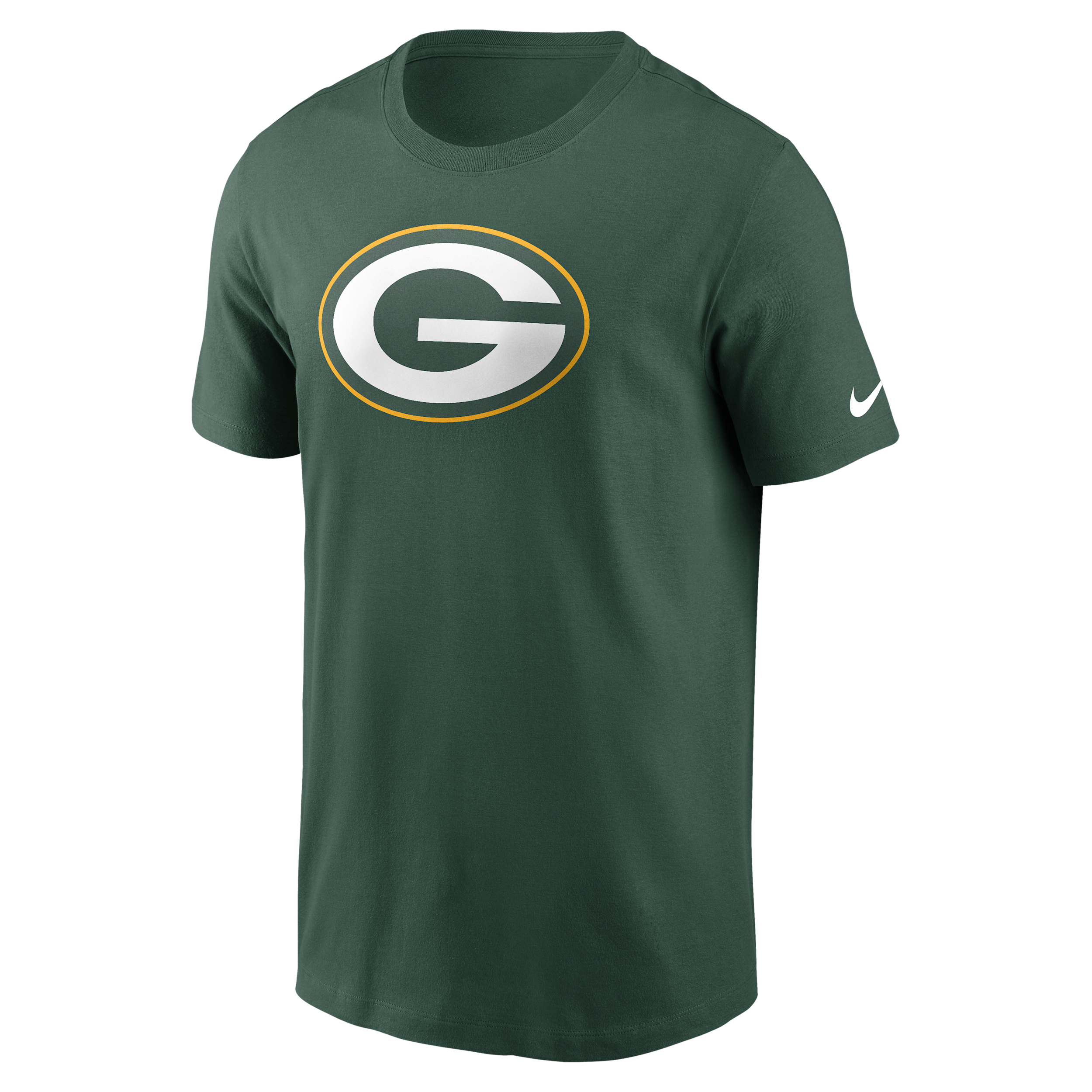 Green Bay Packers Logo Essential Nike Men's NFL T-Shirt in Green | N1993EE7T-UXR