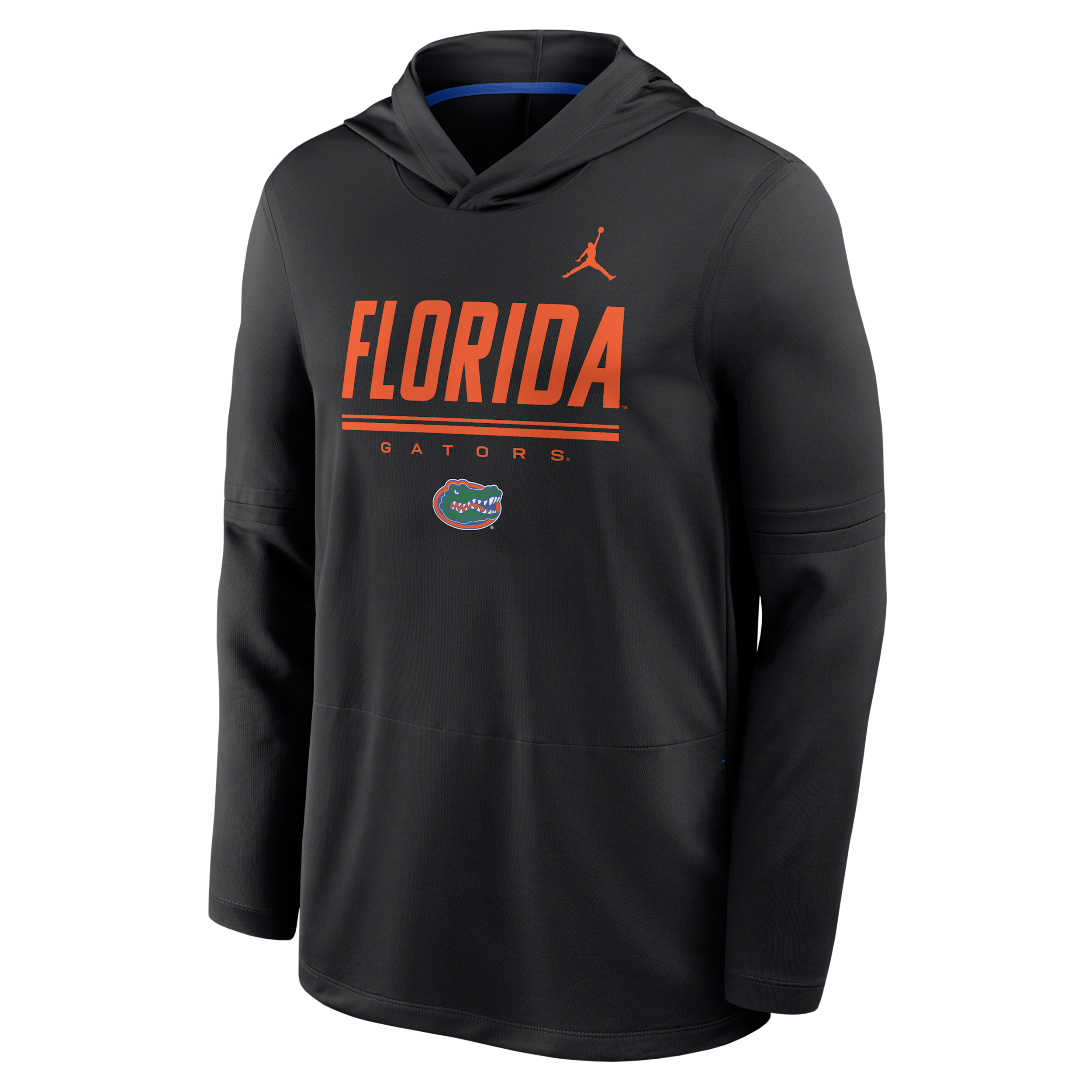 Men's Florida Sideline Jordan Brand Dri-FIT College Long-Sleeve Hooded Top in Black | 0JB908HZUFN-594