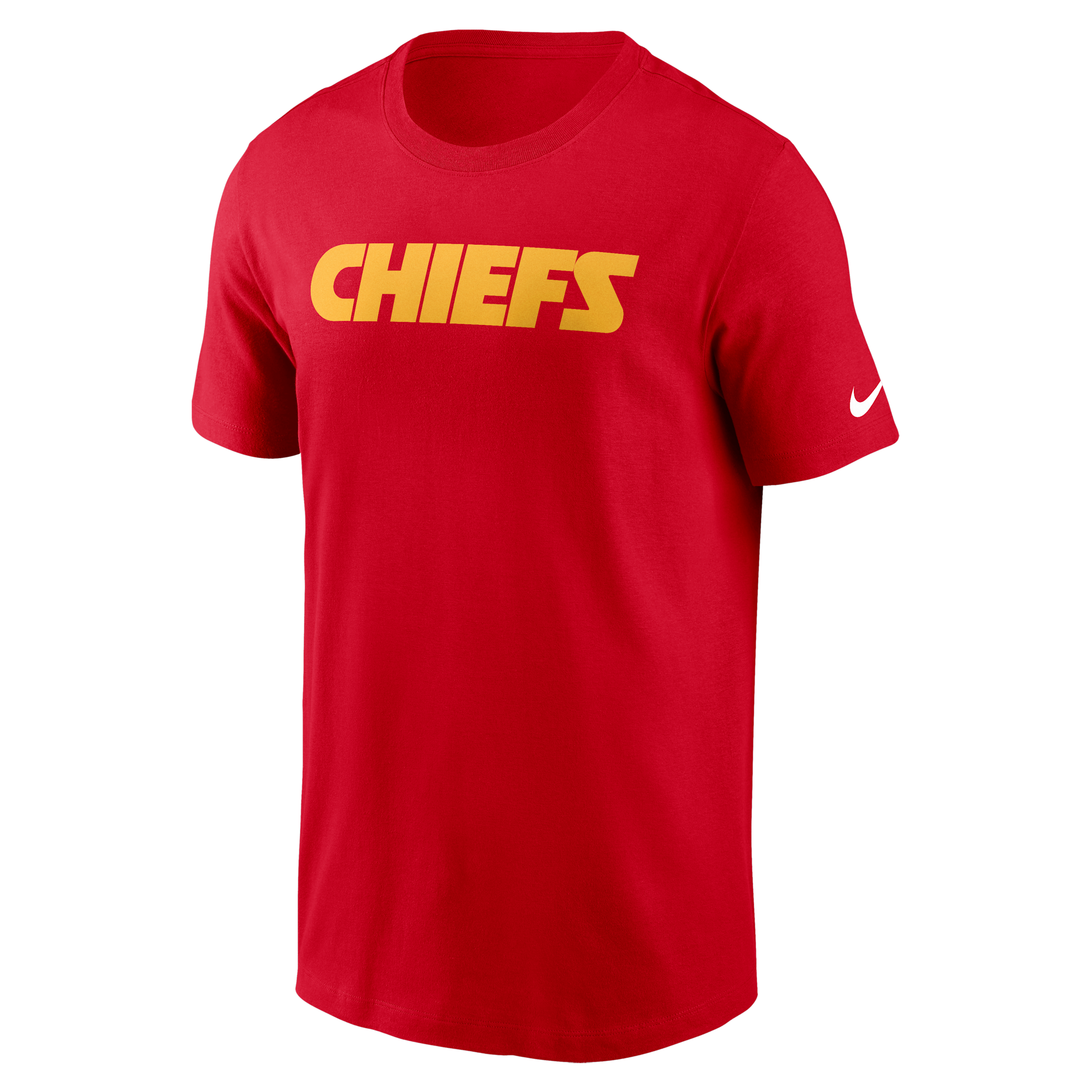 Nike Red Kansas City Chiefs Primetime Wordmark Essential T-shirt In Red