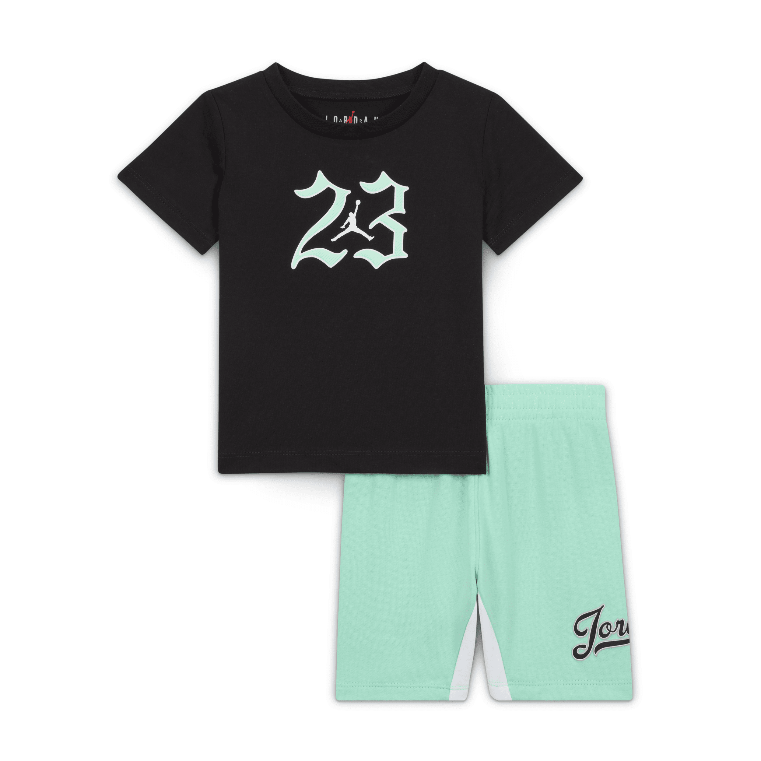 Shop Jordan Mvp 23 Baby (12-24m) Shorts Set In Green