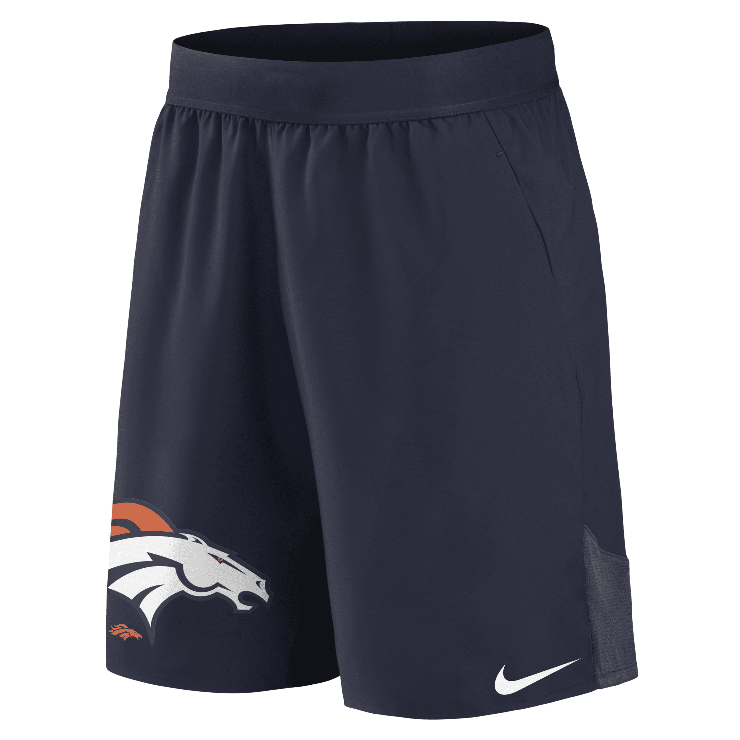Shop Nike Men's Dri-fit Stretch (nfl Denver Broncos) Shorts In Blue