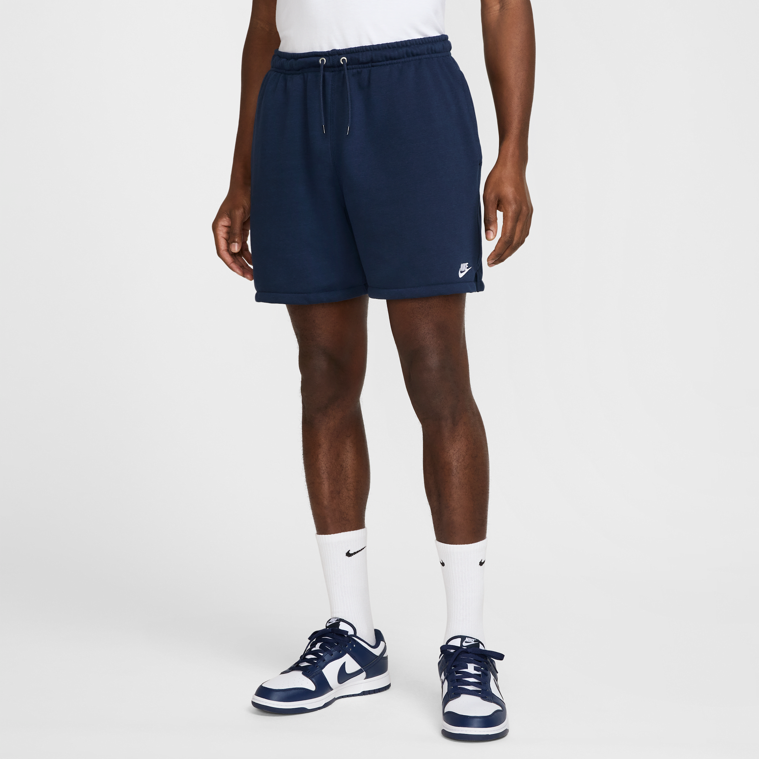 Nike Club French Terry Flow Shorts In Blue