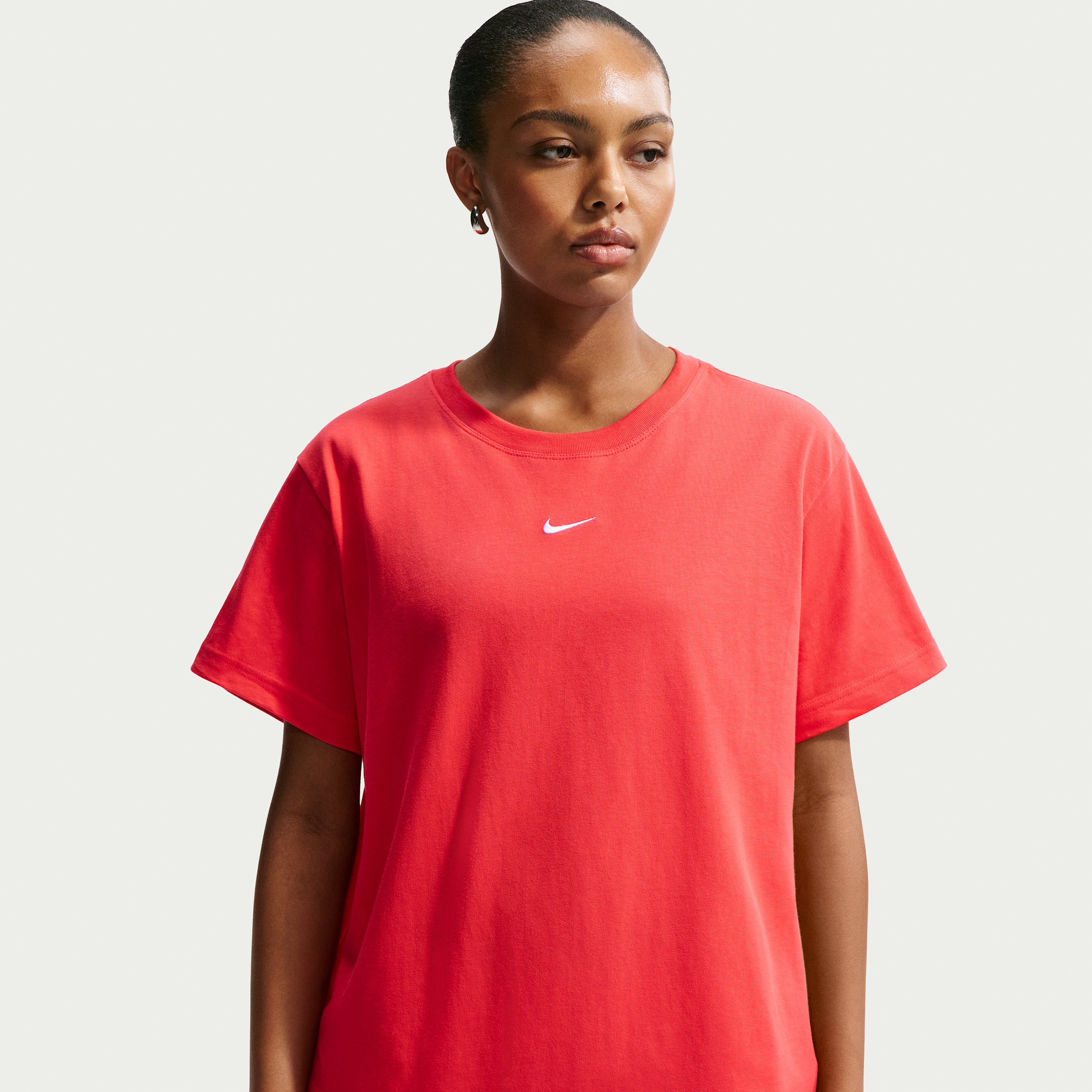 Women's Nike Sportswear Classic Oversized T-Shirt in Red | IH7601-696