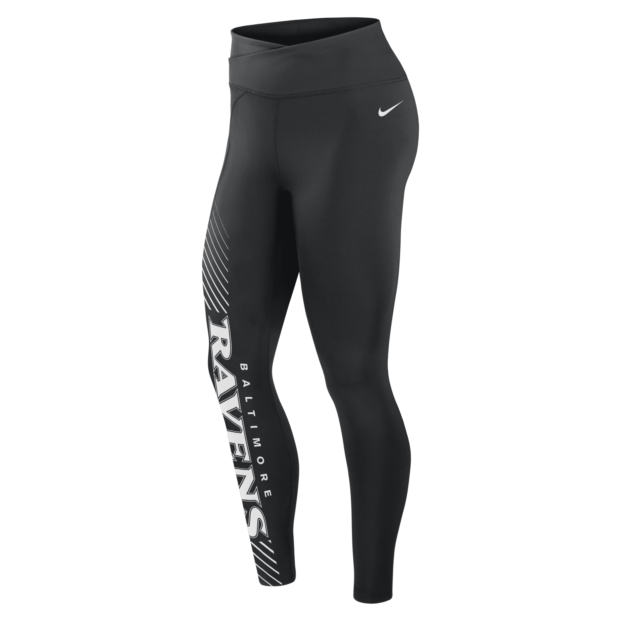 Nike Women's Dri-fit Yard Line (nfl Cleveland Browns) Leggings In Black