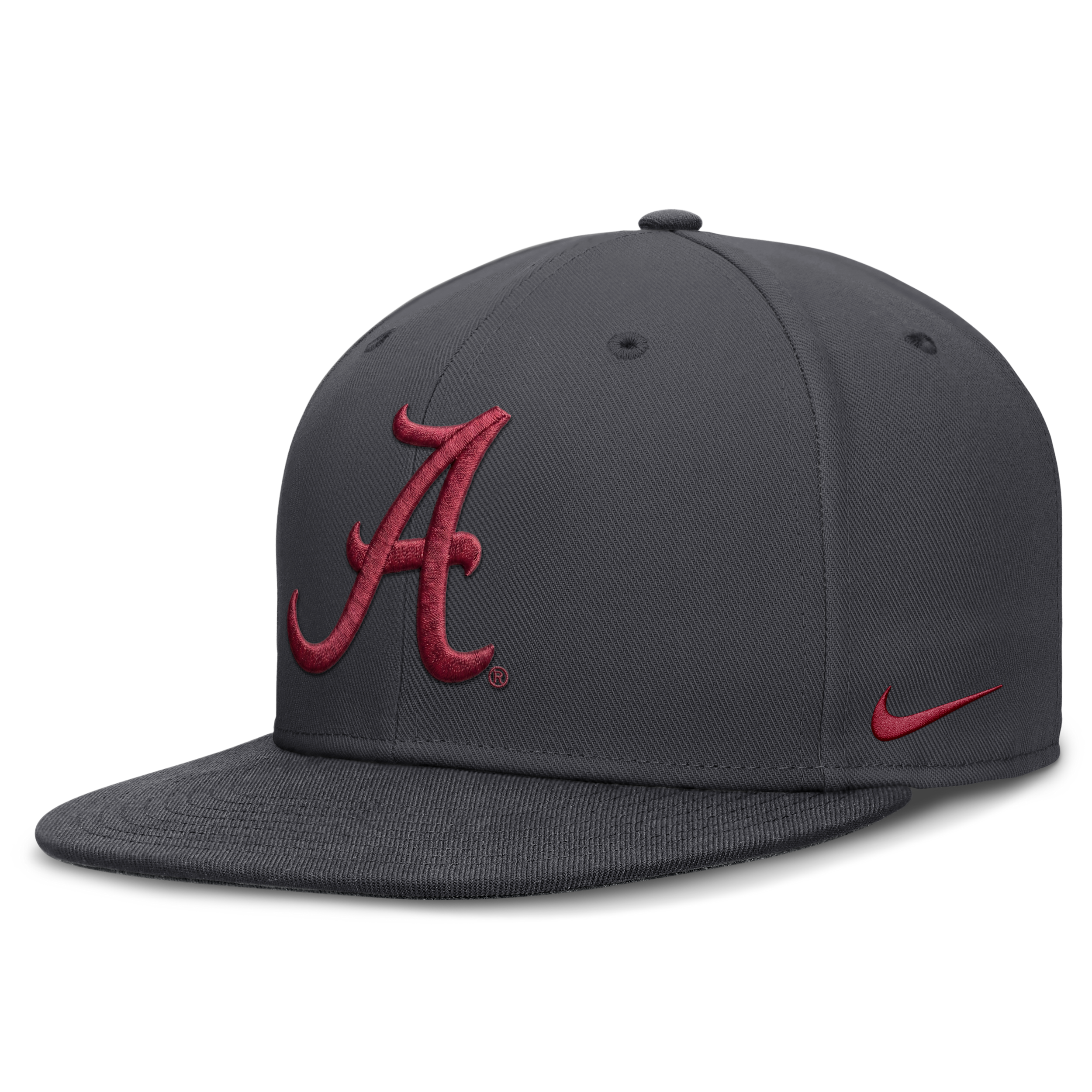 Nike Men's Anthracite Alabama Crimson Tide Pro Dri-fit Fitted Hat - Anthracite
