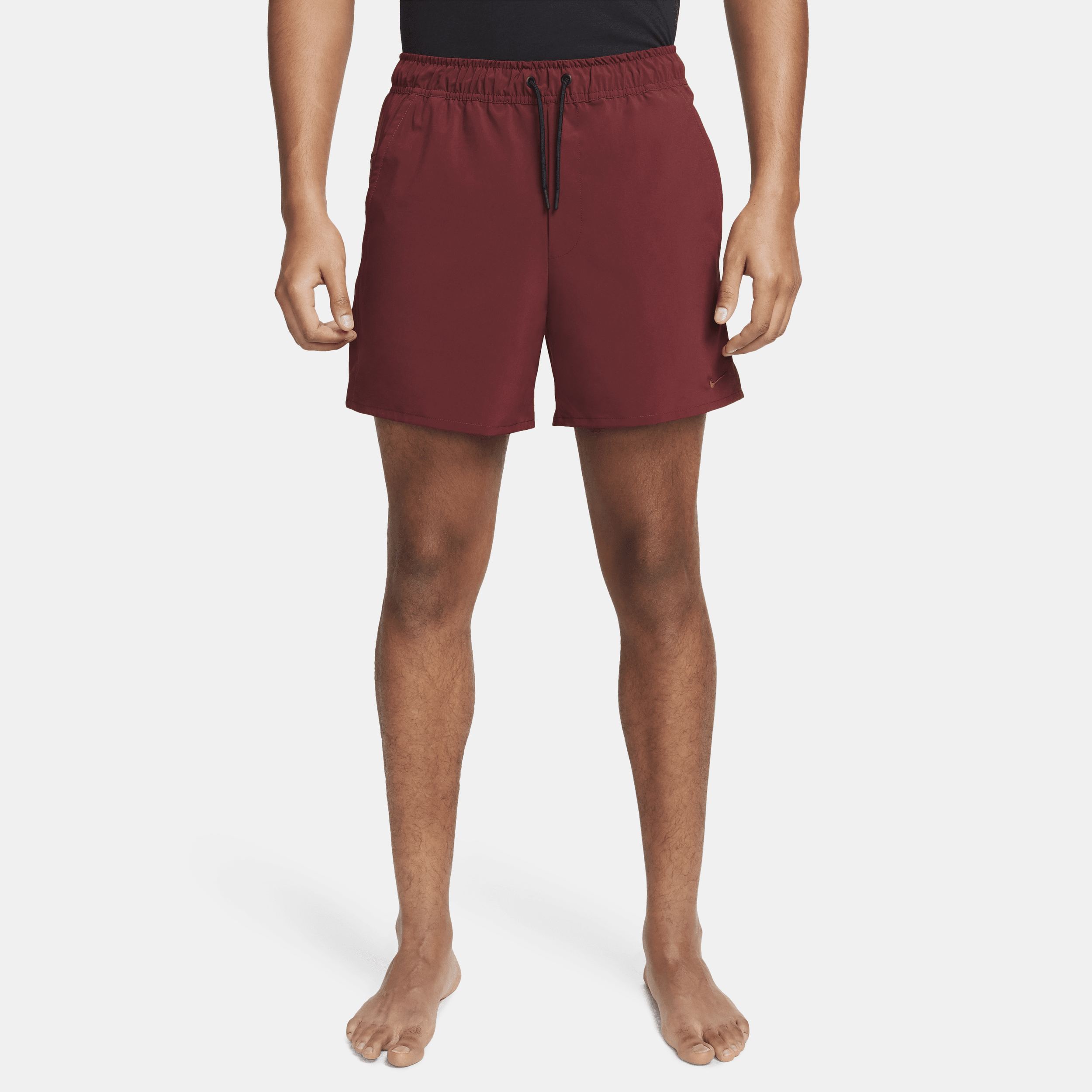 Shop Nike Men's Unlimited Dri-fit 5" Unlined Versatile Shorts In Red