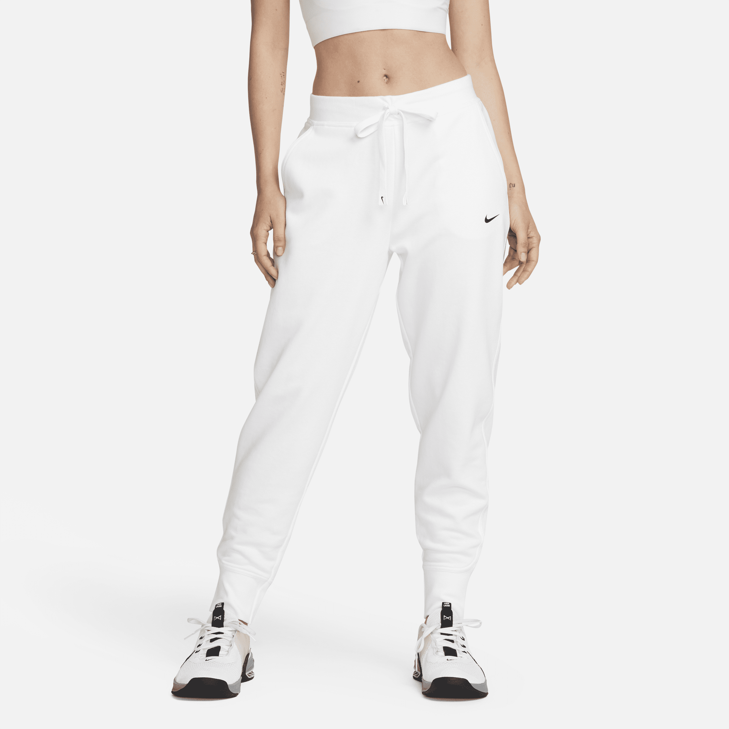 Nike Women's Dri-fit Get Fit Training Pants In White