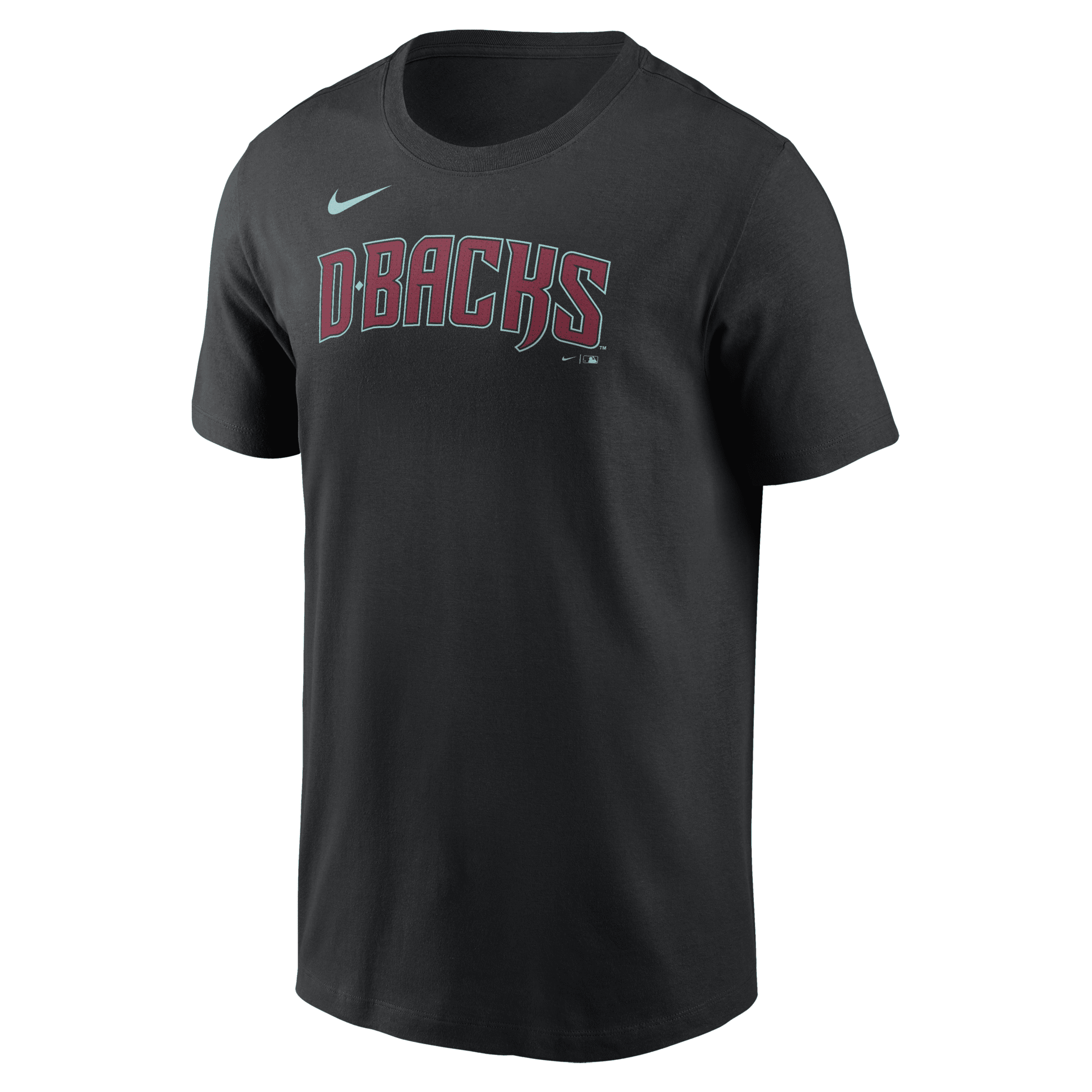 Shop Nike Arizona Diamondbacks Fuse Wordmark  Men's Mlb T-shirt In Black
