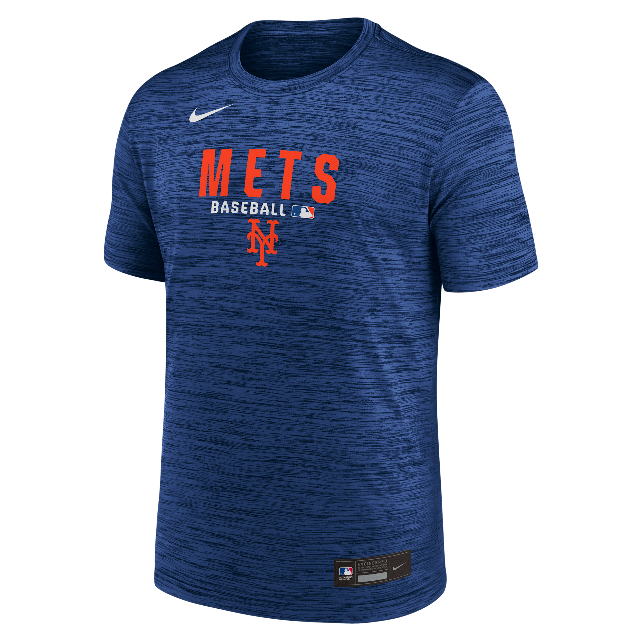 New York Mets Authentic Collection Nike Men's Dri-FIT MLB T-Shirt in Blue | 02ER4EWNME-RMG