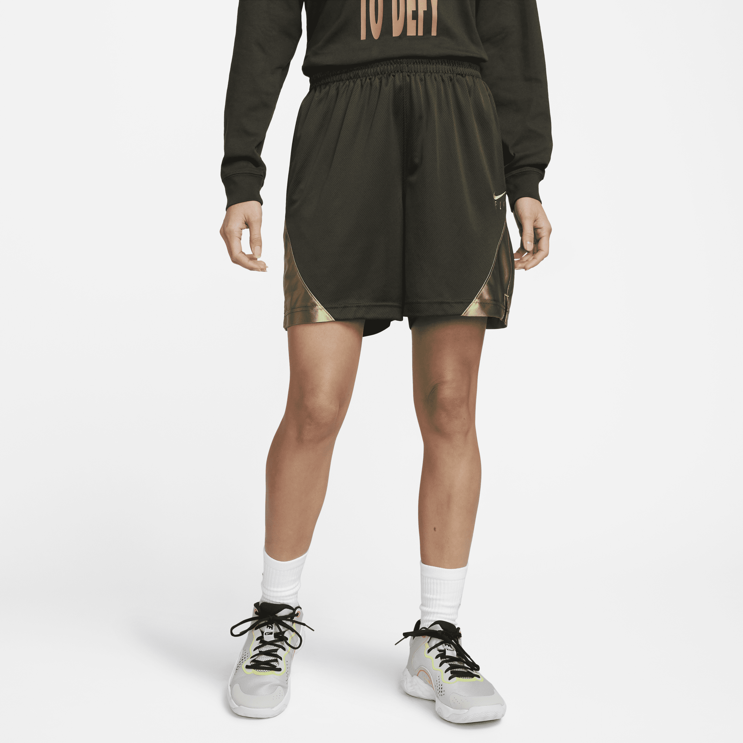 Nike Women's Dri-fit Isofly Basketball Shorts In Green | ModeSens