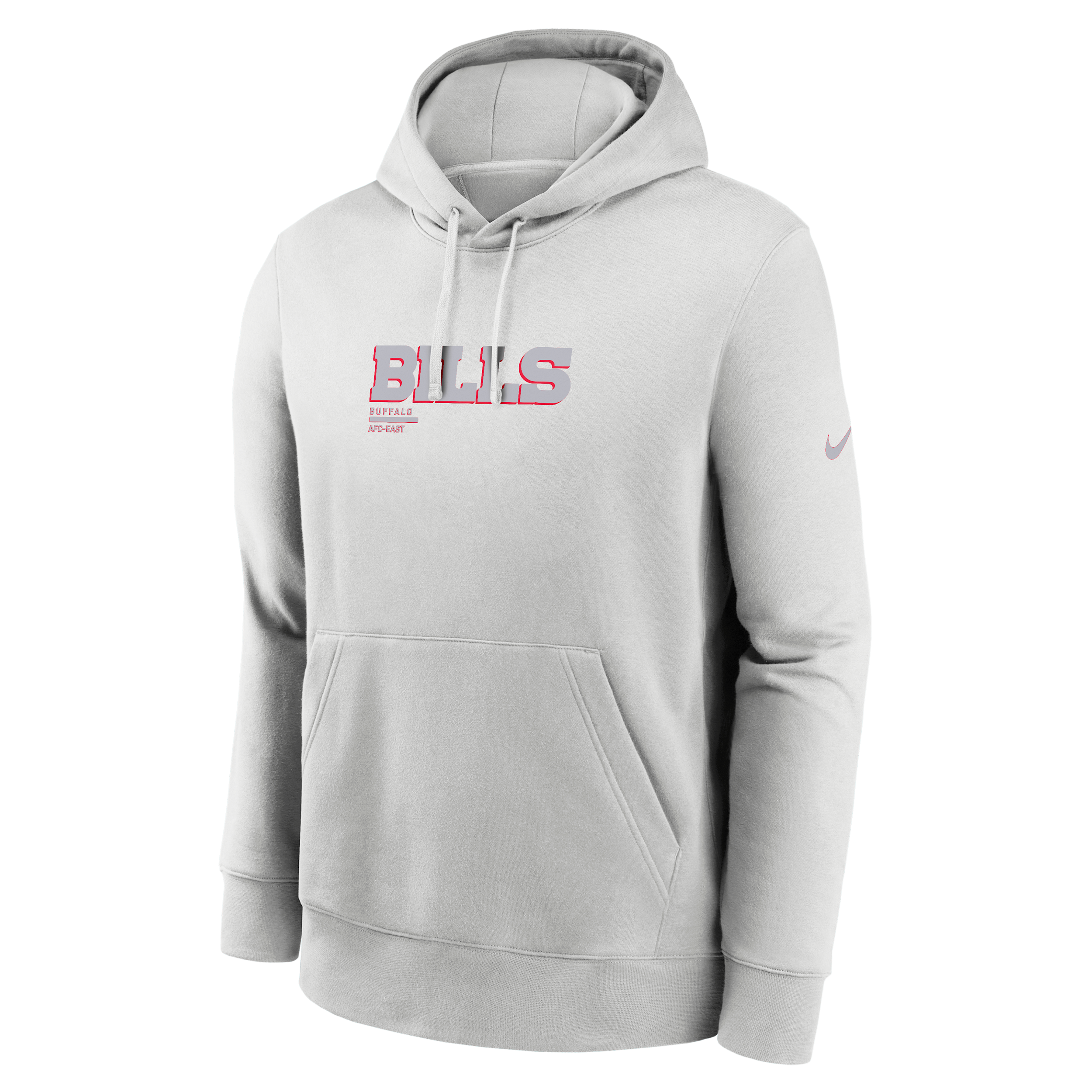 Nike Buffalo Bills Slot Receiver Club  Men's Nfl Pullover Hoodie In Gray