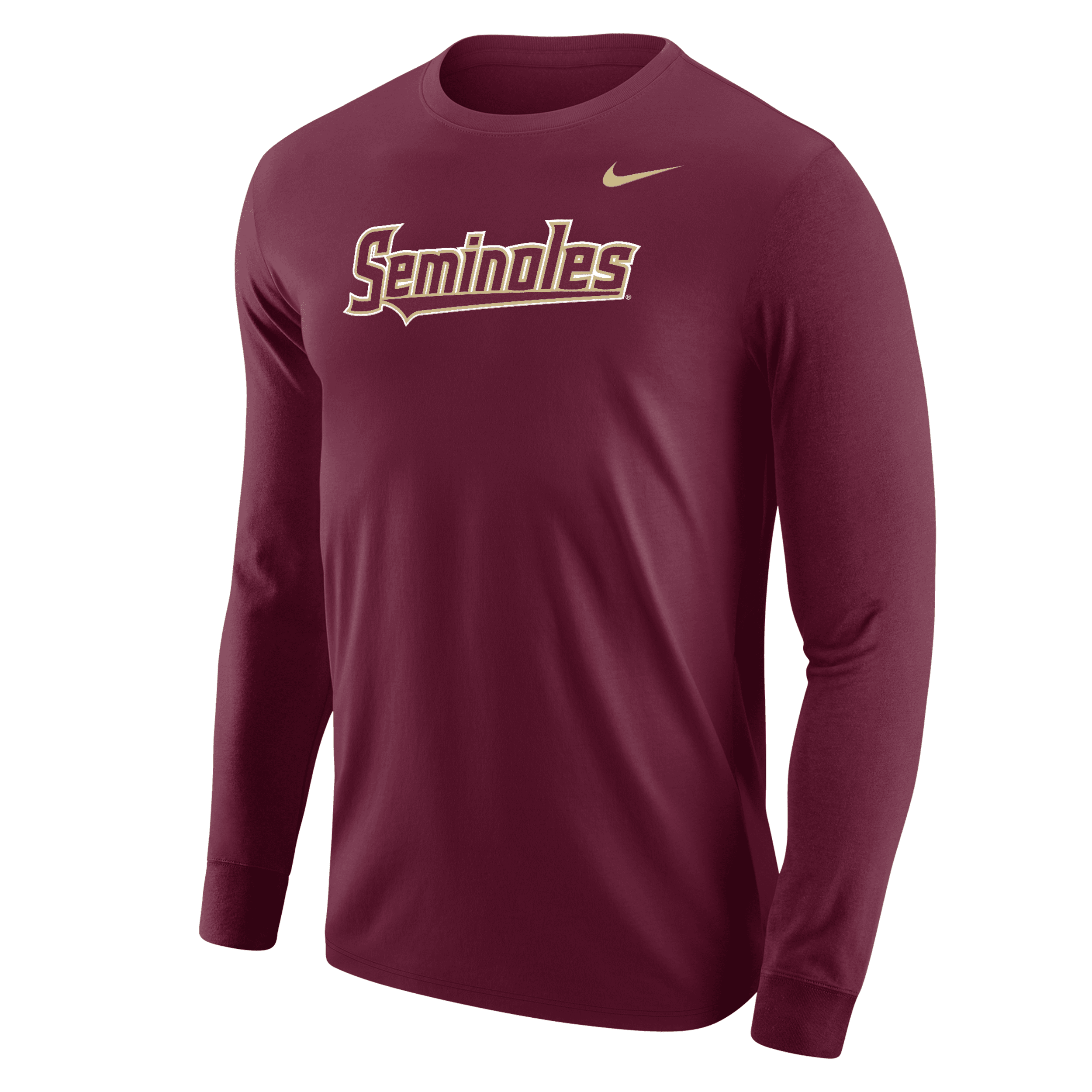 Shop Nike Florida State  Men's College Long-sleeve T-shirt In Red
