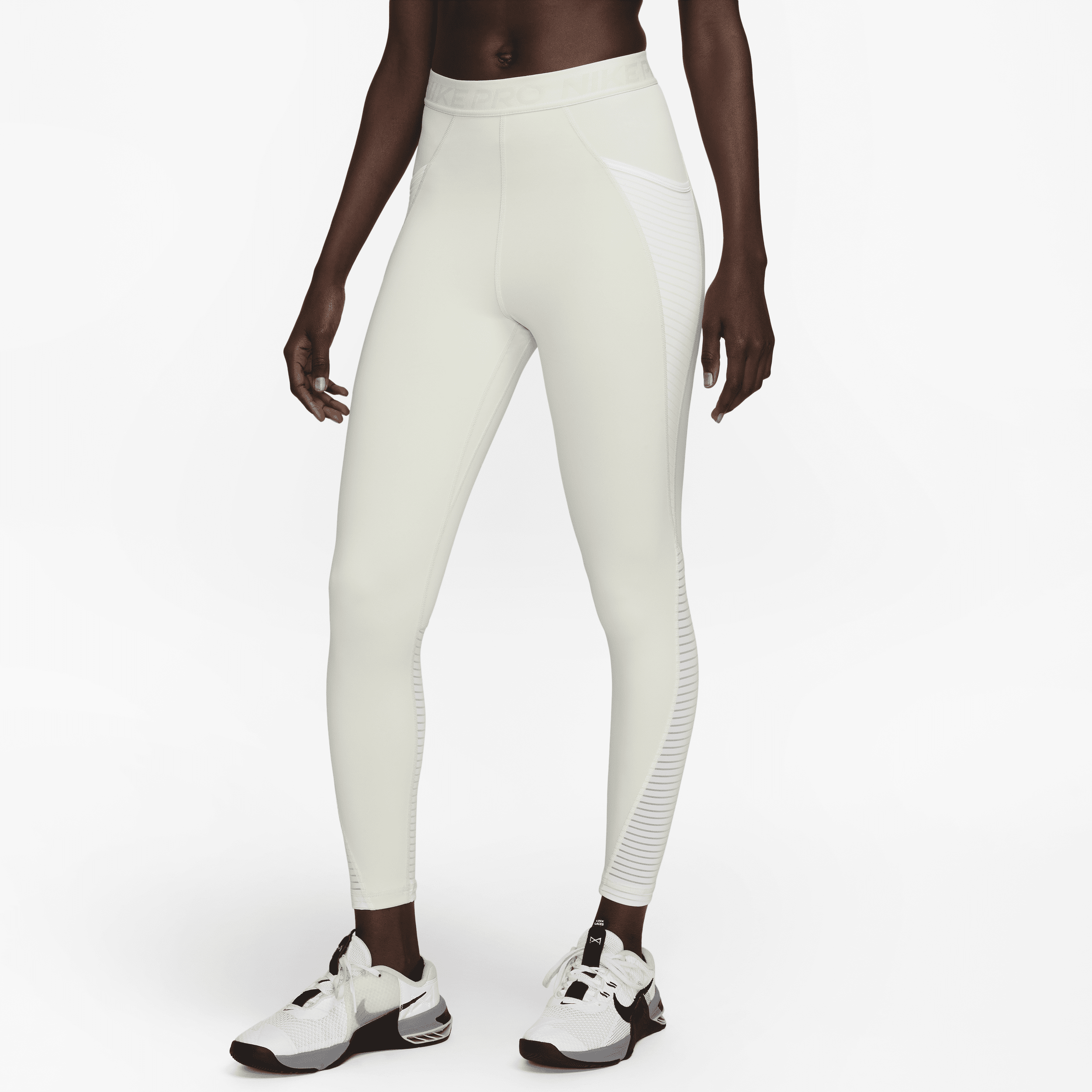 Nike Women's  Pro Se High-waisted Full-length Leggings With Pockets In Green