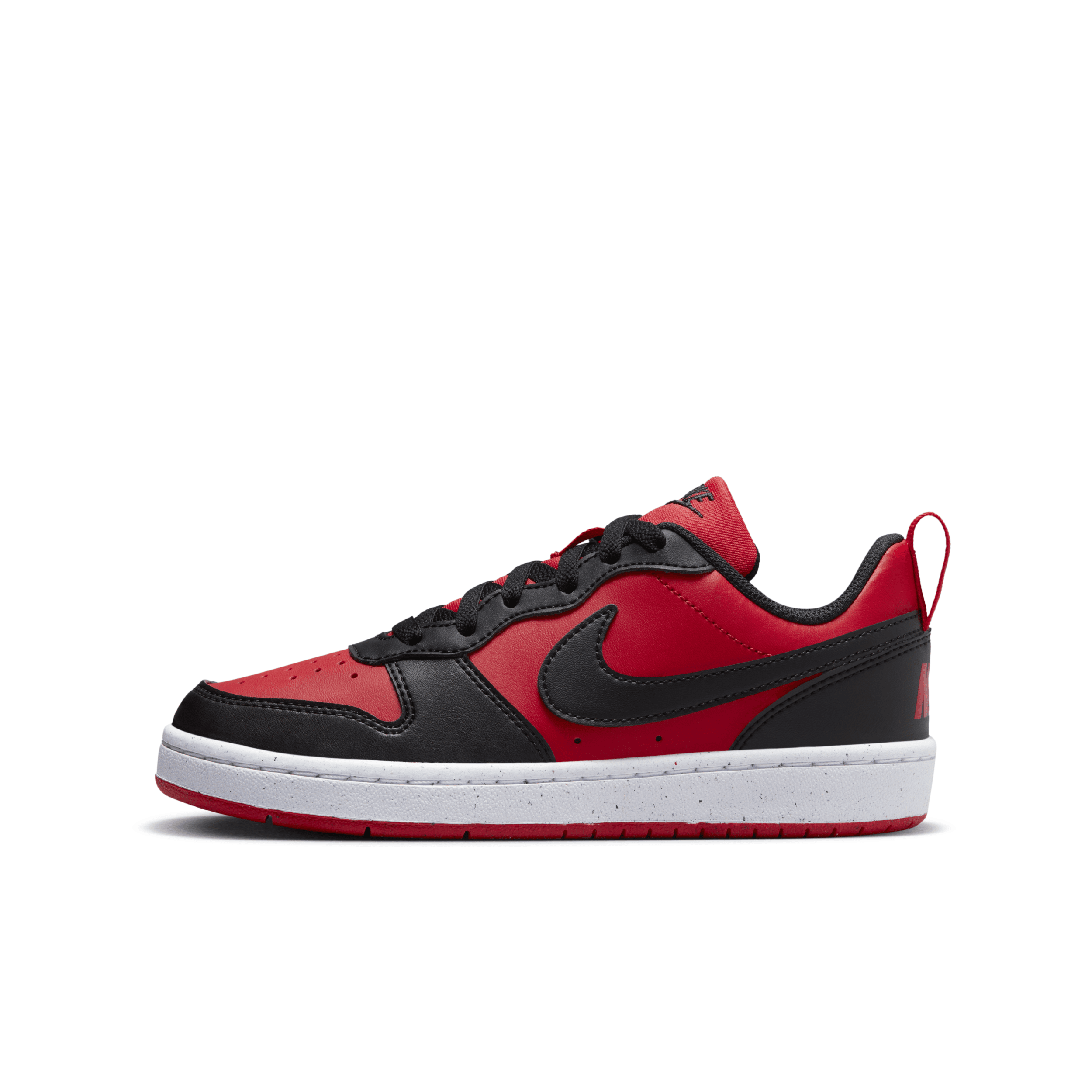 Nike Court Borough Low Recraft Big Kids' Shoes In Red
