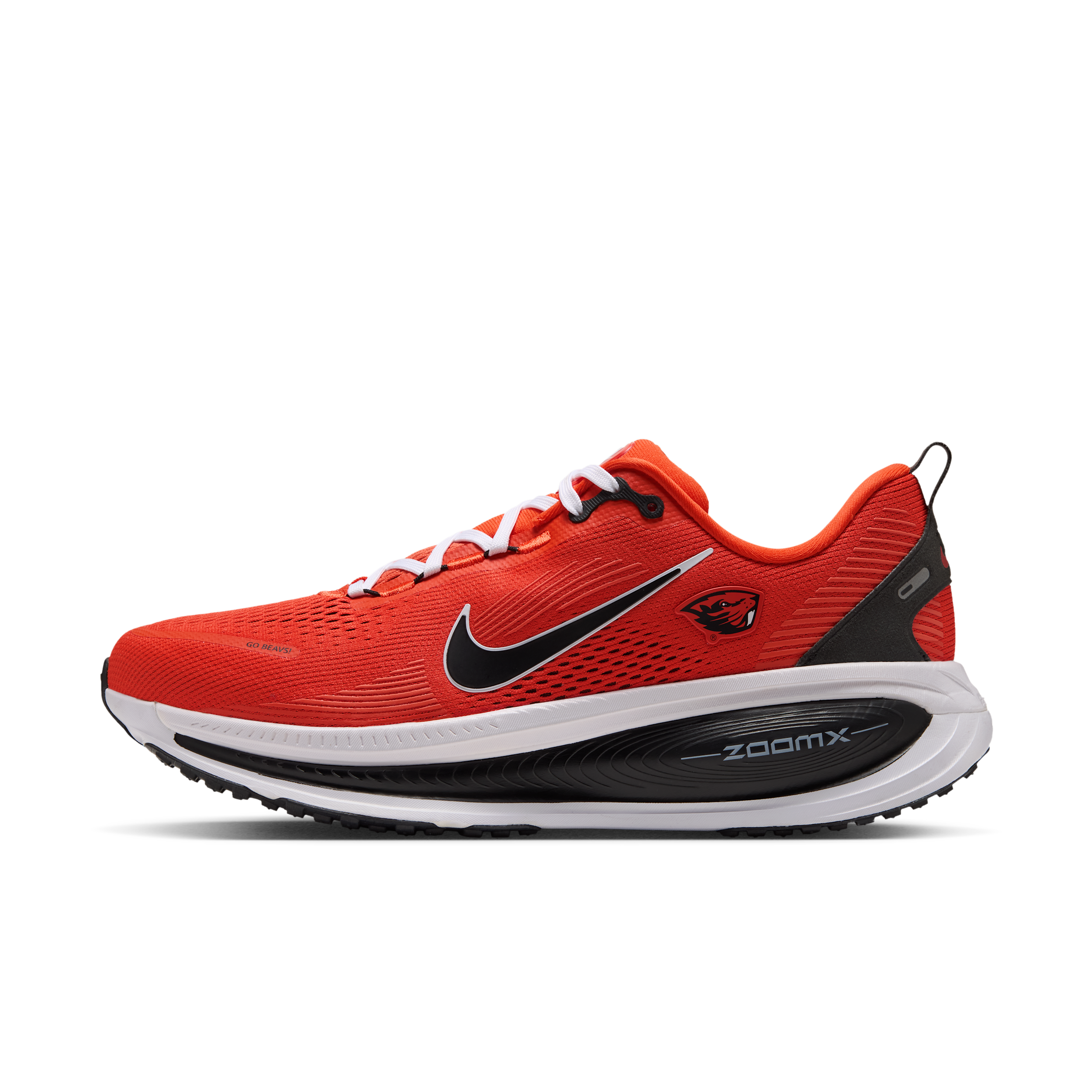Nike Men's College Vomero 18 (Oregon State) Road Running Shoes in Orange | IQ6886-800
