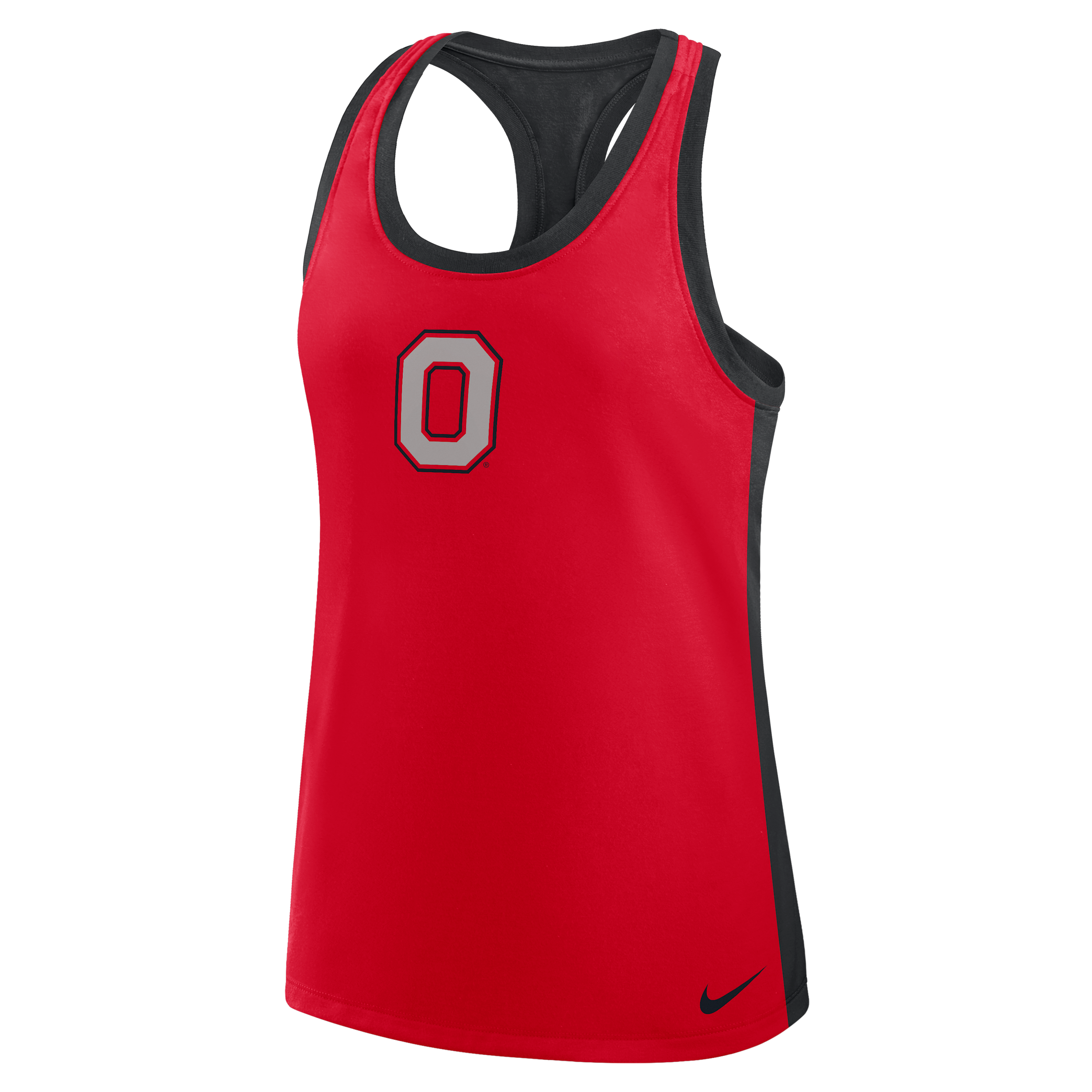 Ohio State Nike Women's Dri-FIT College Racerback Tank Top in Red | 03E1064YOH-A80