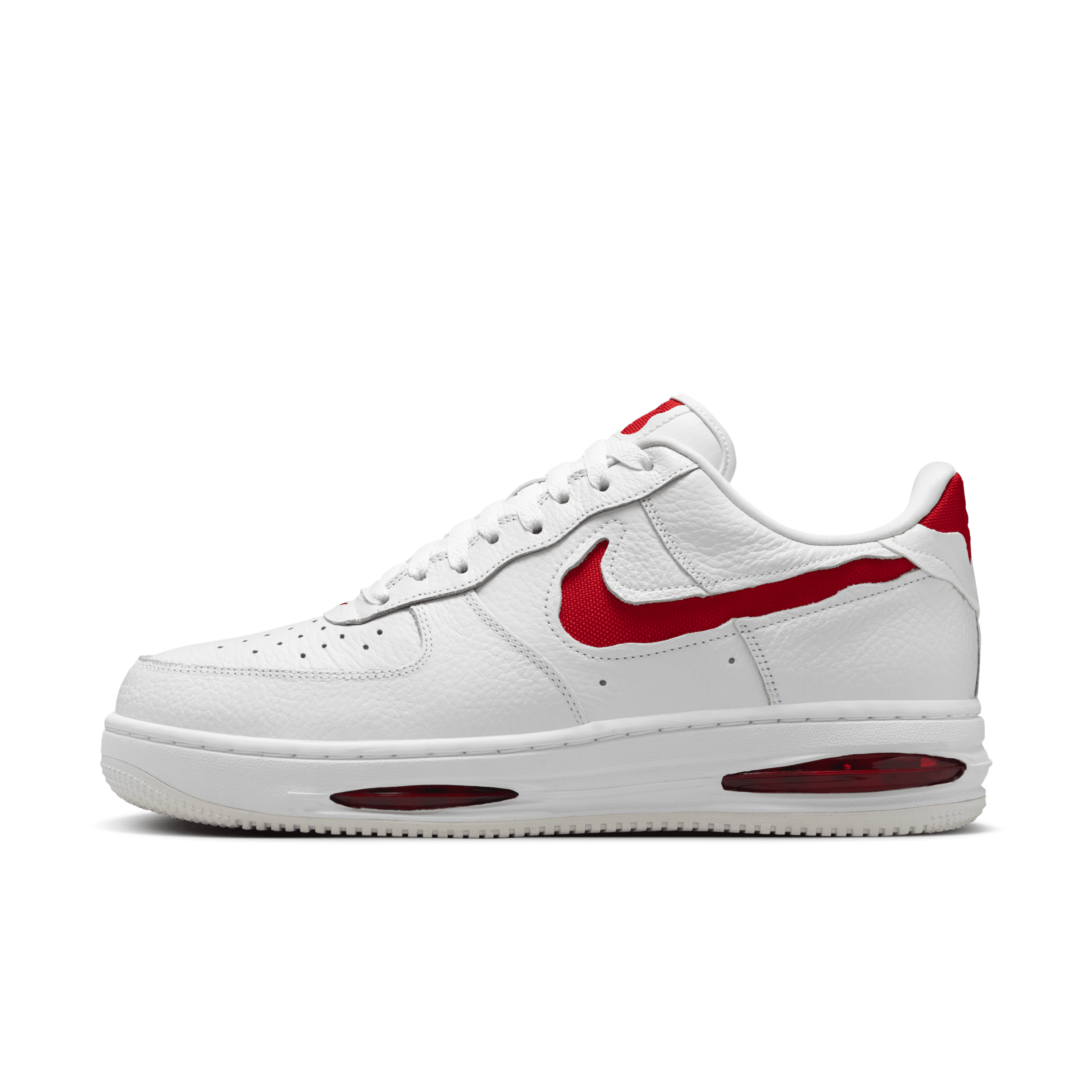 Shop Nike Men's Air Force 1 Low Evo Shoes In White