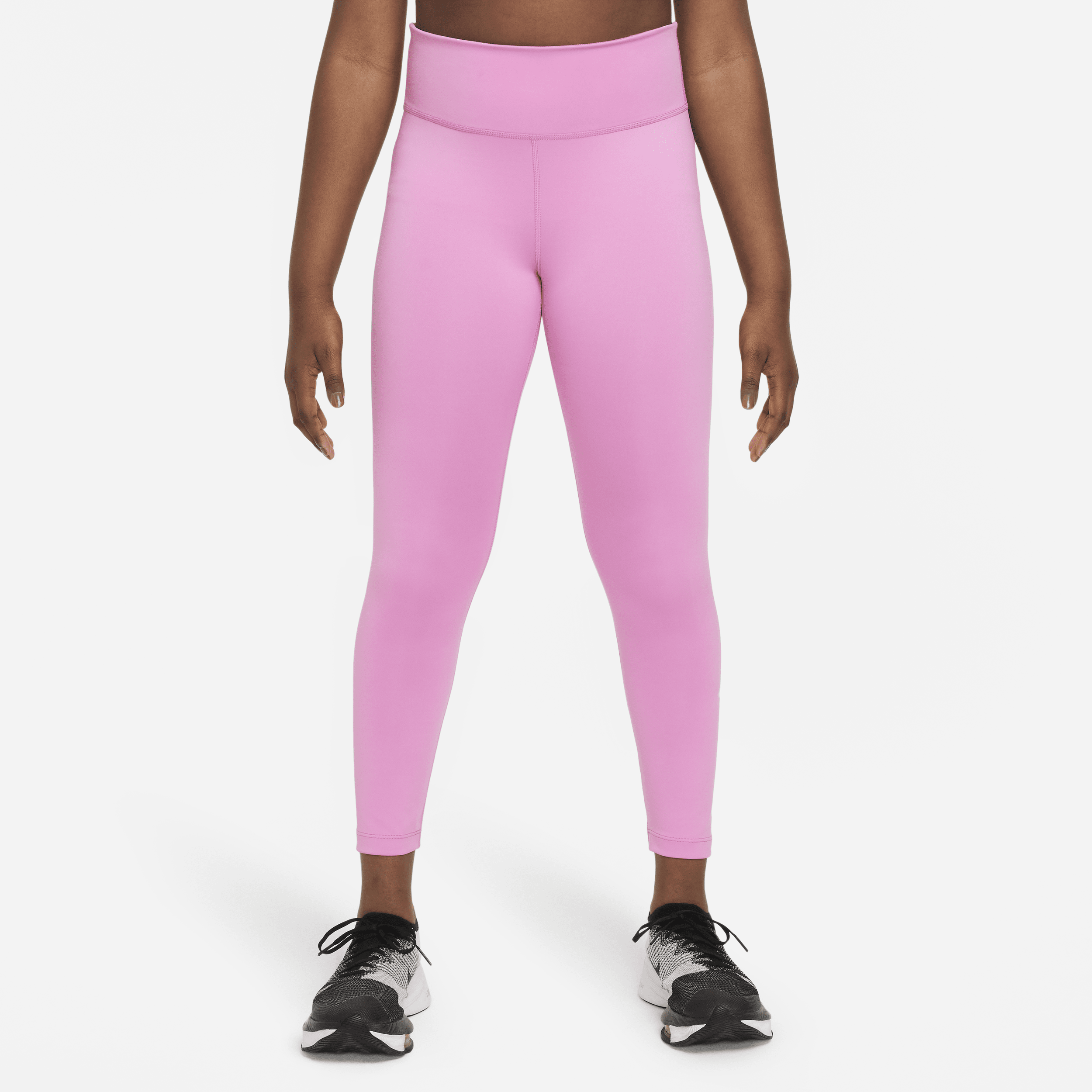 Nike Dri-fit One Big Kids' (girls') Leggings (extended Size) In Red