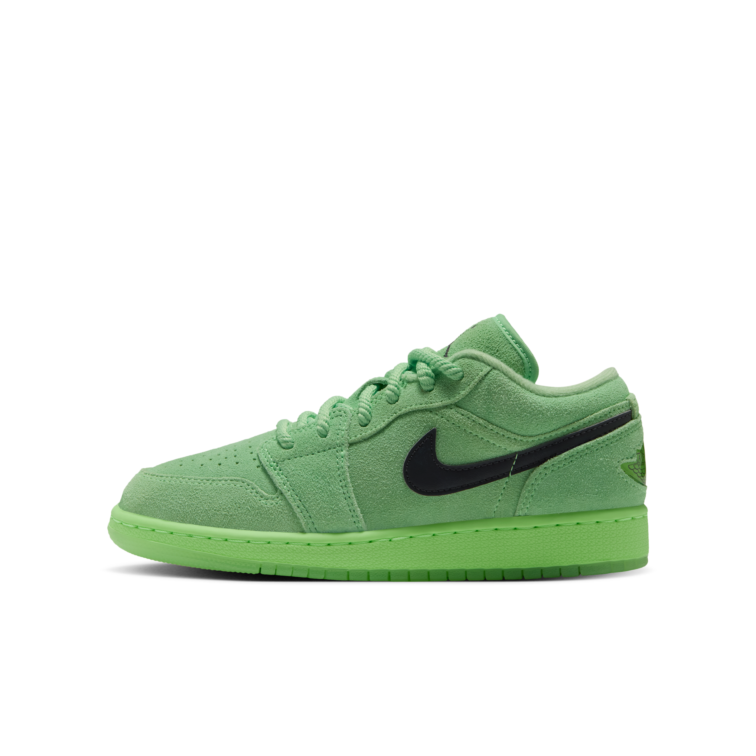 Air Jordan 1 Low SE Big Kids' Shoes in Green | IV6507-337