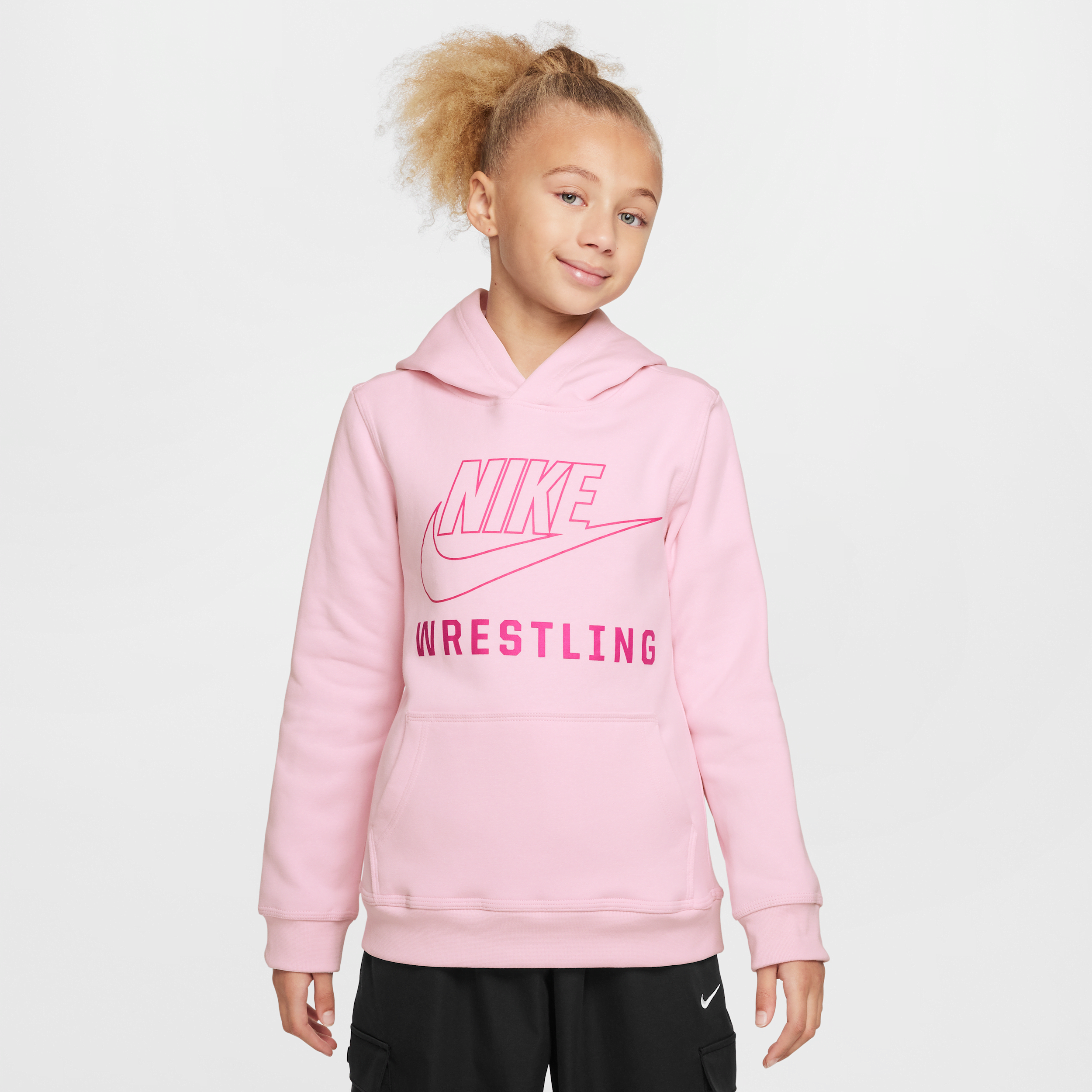 NIKE BIG KIDS' WRESTLING PULLOVER HOODIE 1015692235