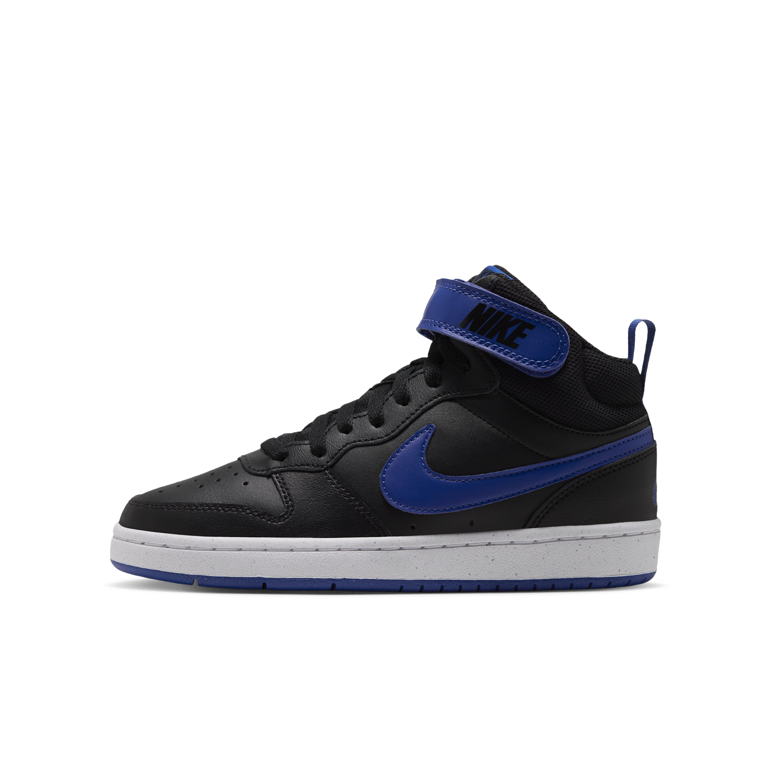 Nike Court Borough Mid 2 Big Kids' Shoes in Black | CD7782-019