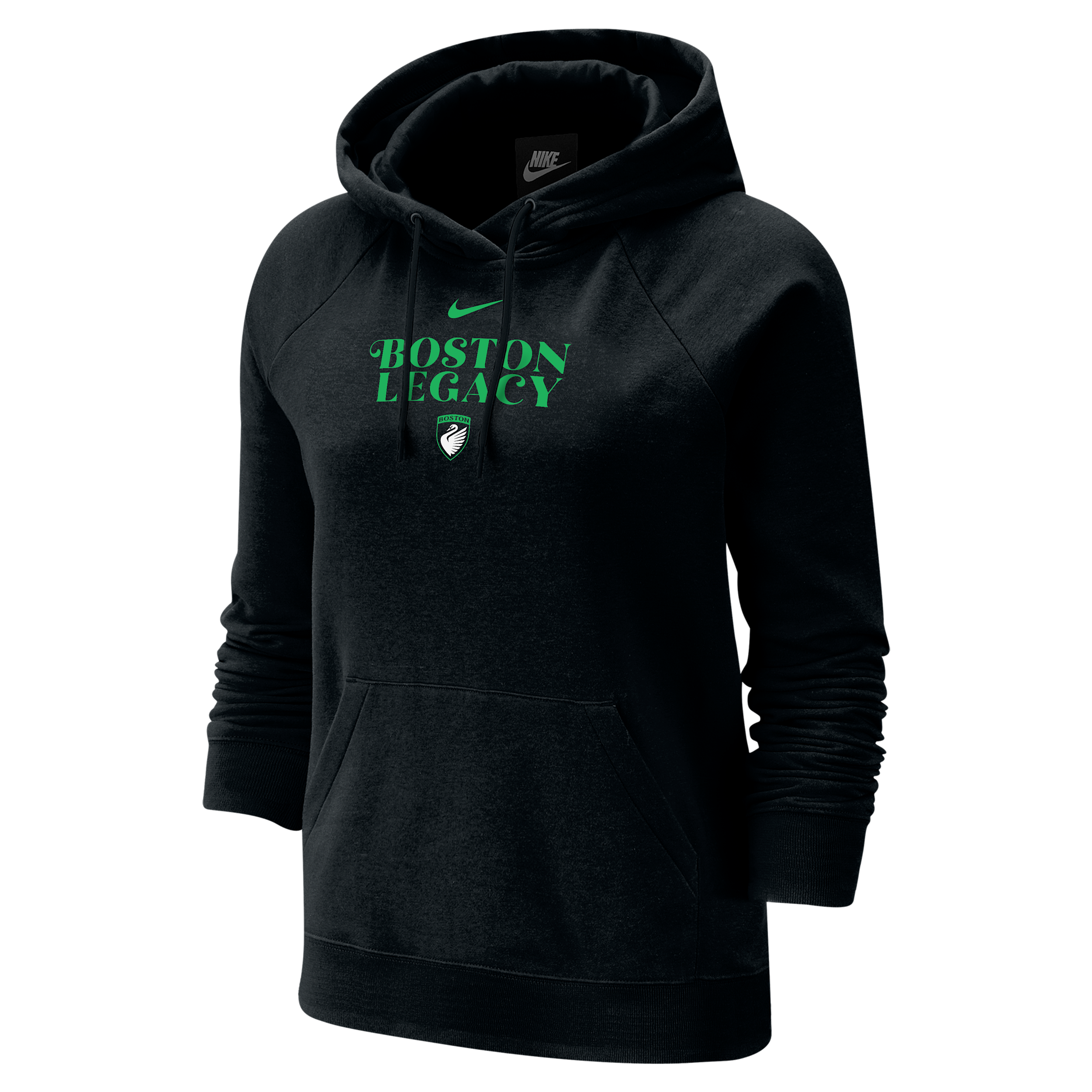 Boston Legacy Phoenix Fleece Nike Women's Oversized Hoodie in Black | W31855BUNT26-BLK