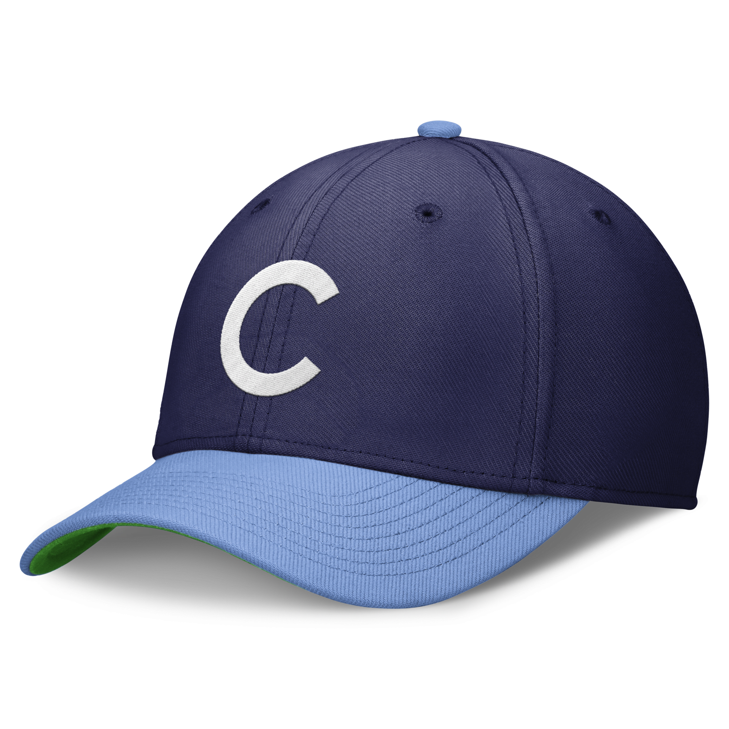 Nike Chicago Cubs Rewind Cooperstown Swoosh  Men's Dri-fit Mlb Hat In Blue