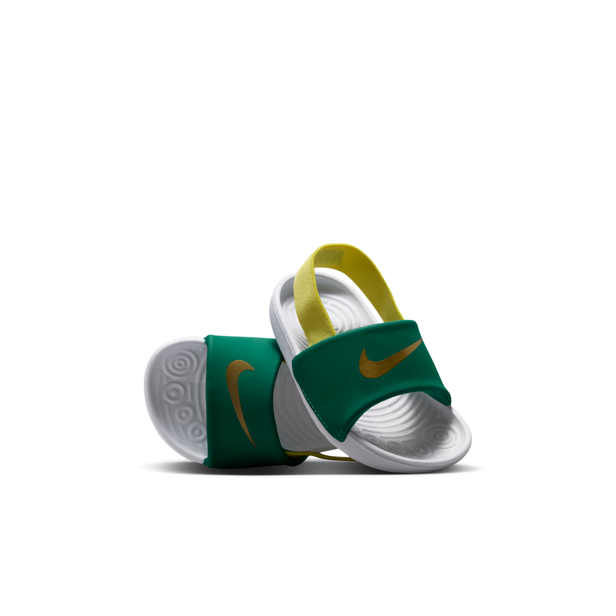 Nike Kids' Kawa Slide Sandal Baby/Toddler Sandals (Green/Yellow) - Size 9.0 M