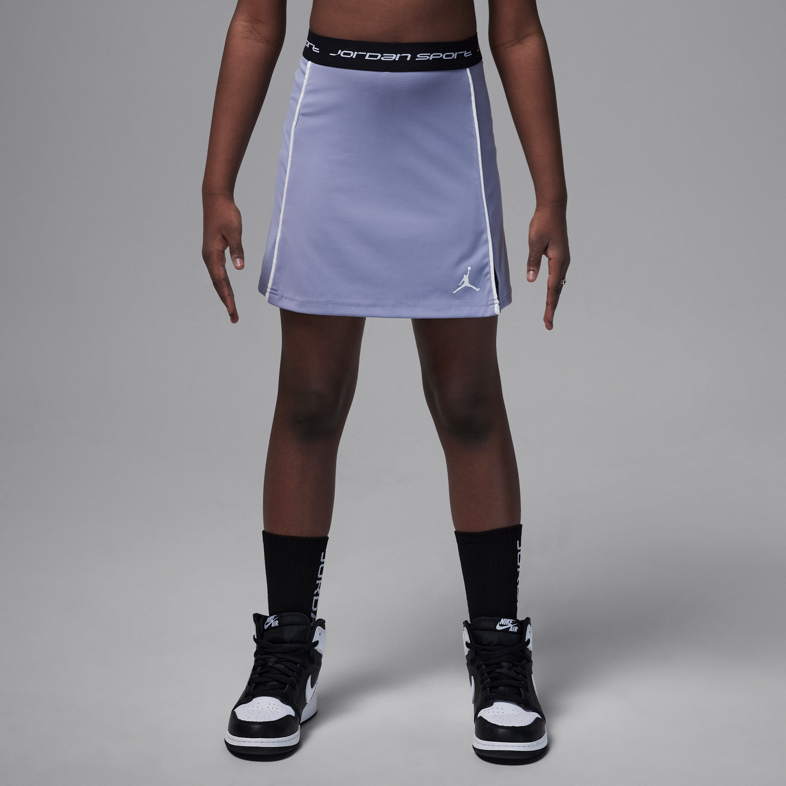 Shop Jordan Dri-fit Sport Big Kids' Skort In Blue