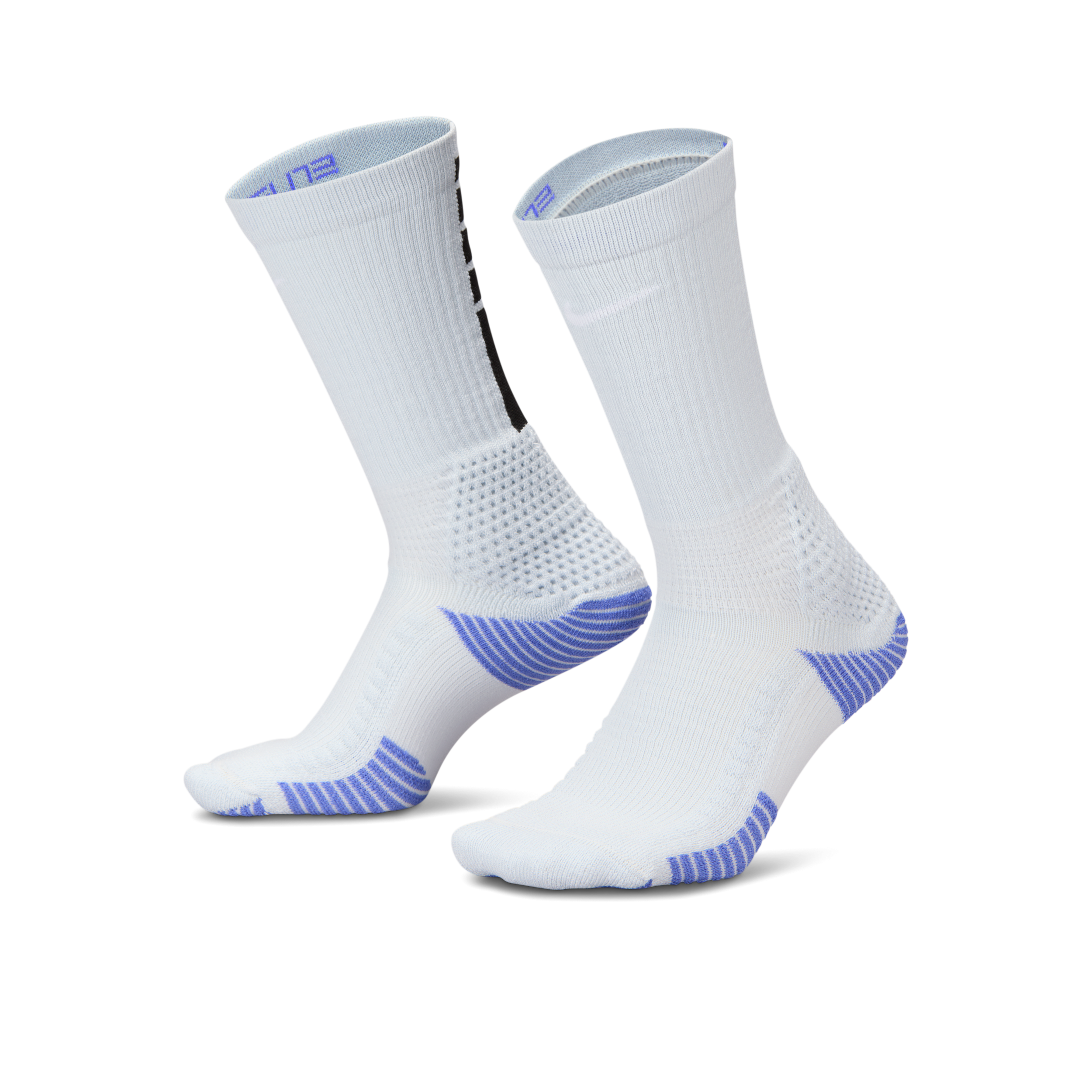 Nike Unisex Elite 2.0 Cushioned Crew Socks (1 Pair) in Grey | HM0285-043