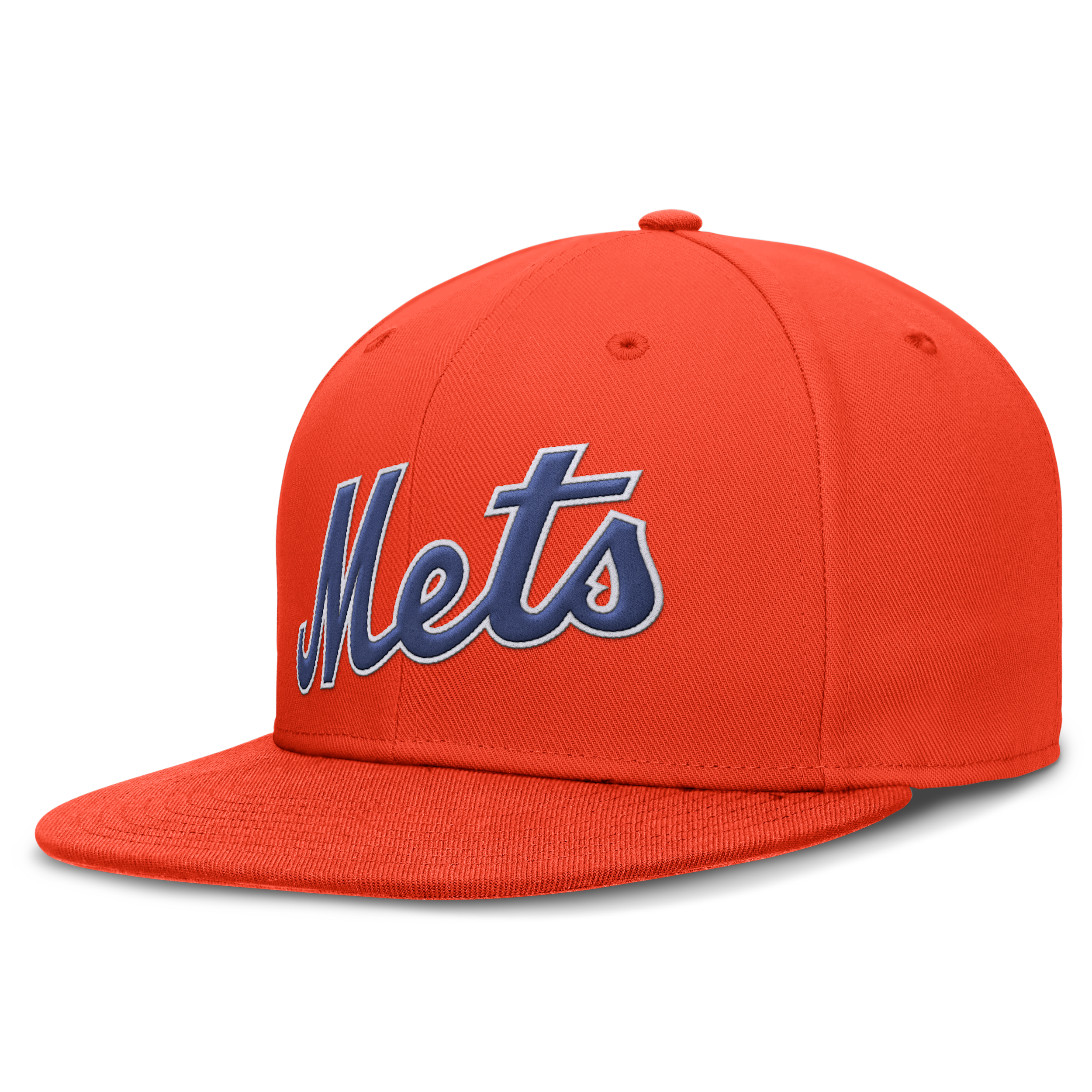 New York Mets True Nike Men's Dri-FIT MLB Fitted Hat in Orange | NB1889LNME-5BG