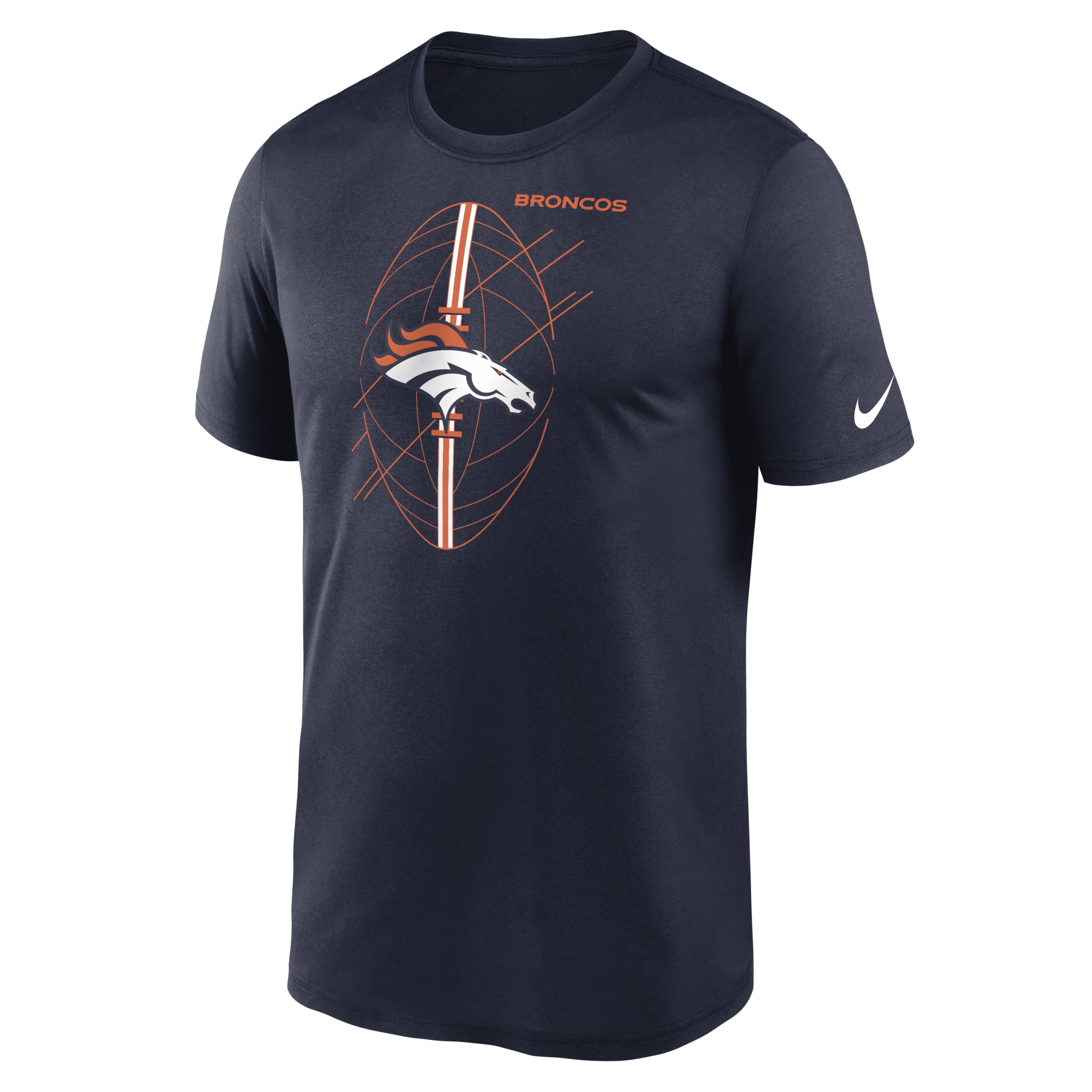 Shop Nike Men's Dri-fit Icon Legend (nfl Denver Broncos) T-shirt In Blue