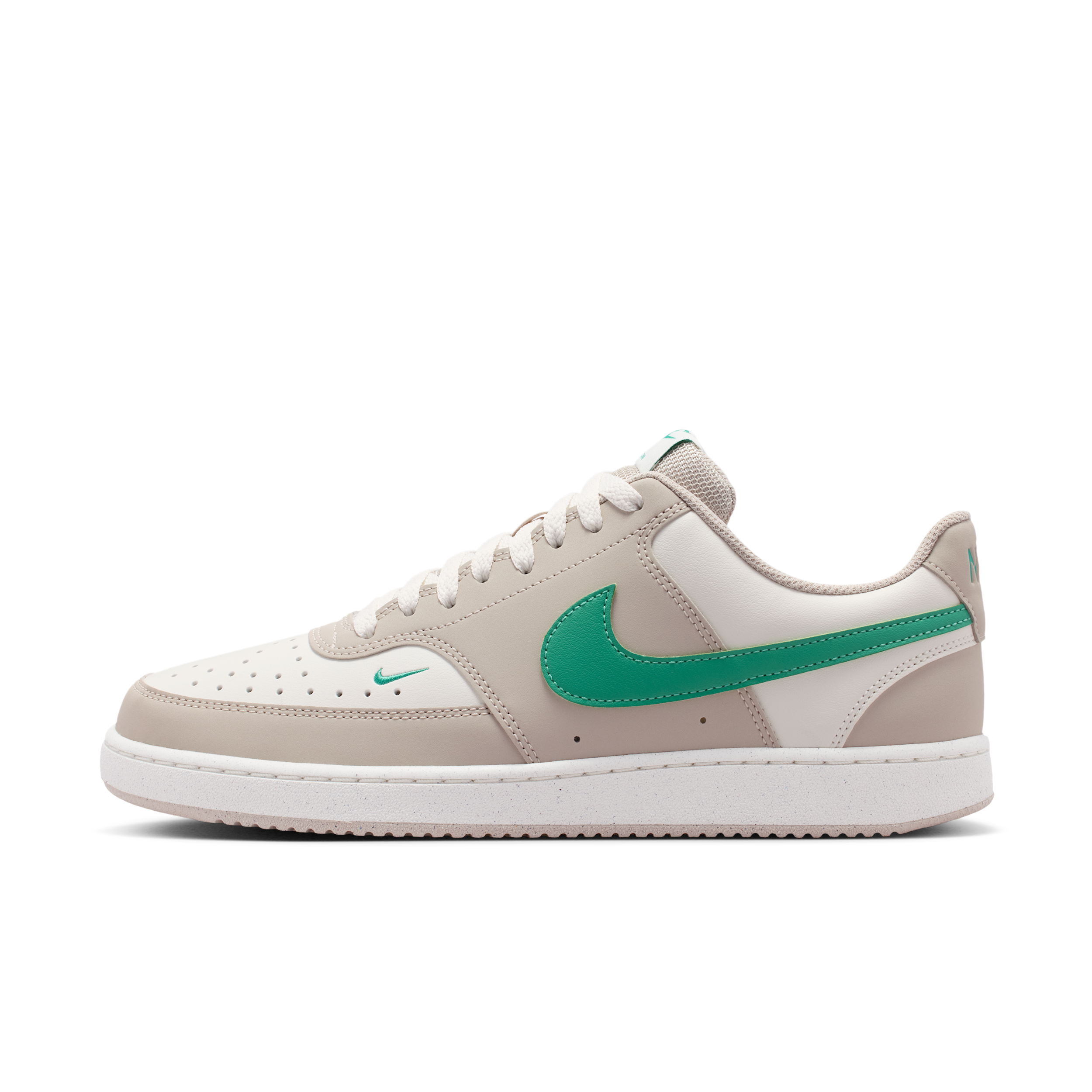 Nike Court Vision Low Mens Sneakers, 9 1/2 Medium, White