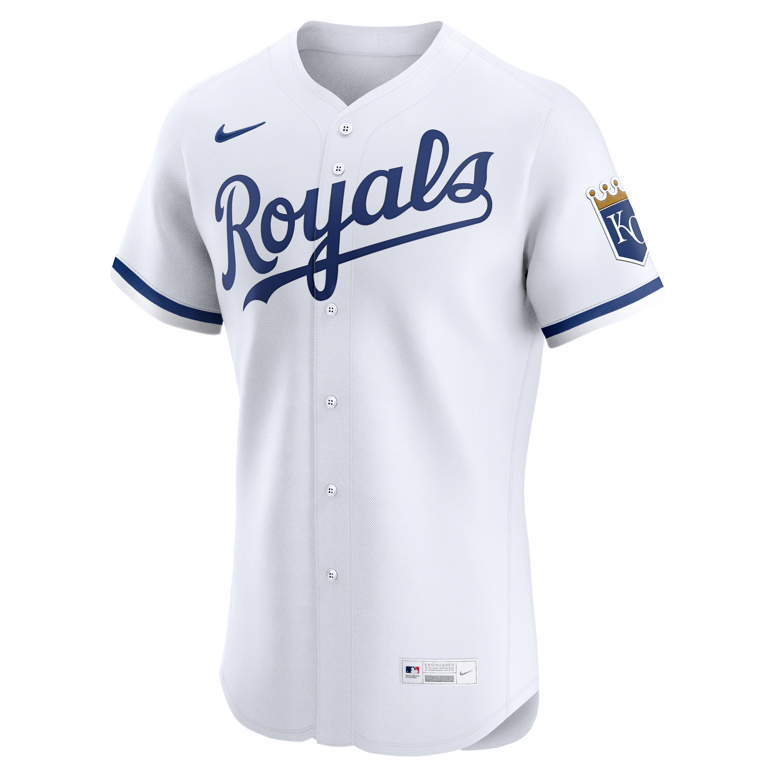 Kansas City Royals Nike Men's Dri-FIT ADV MLB Elite Jersey in White | 9B10ROHOROY-JSG