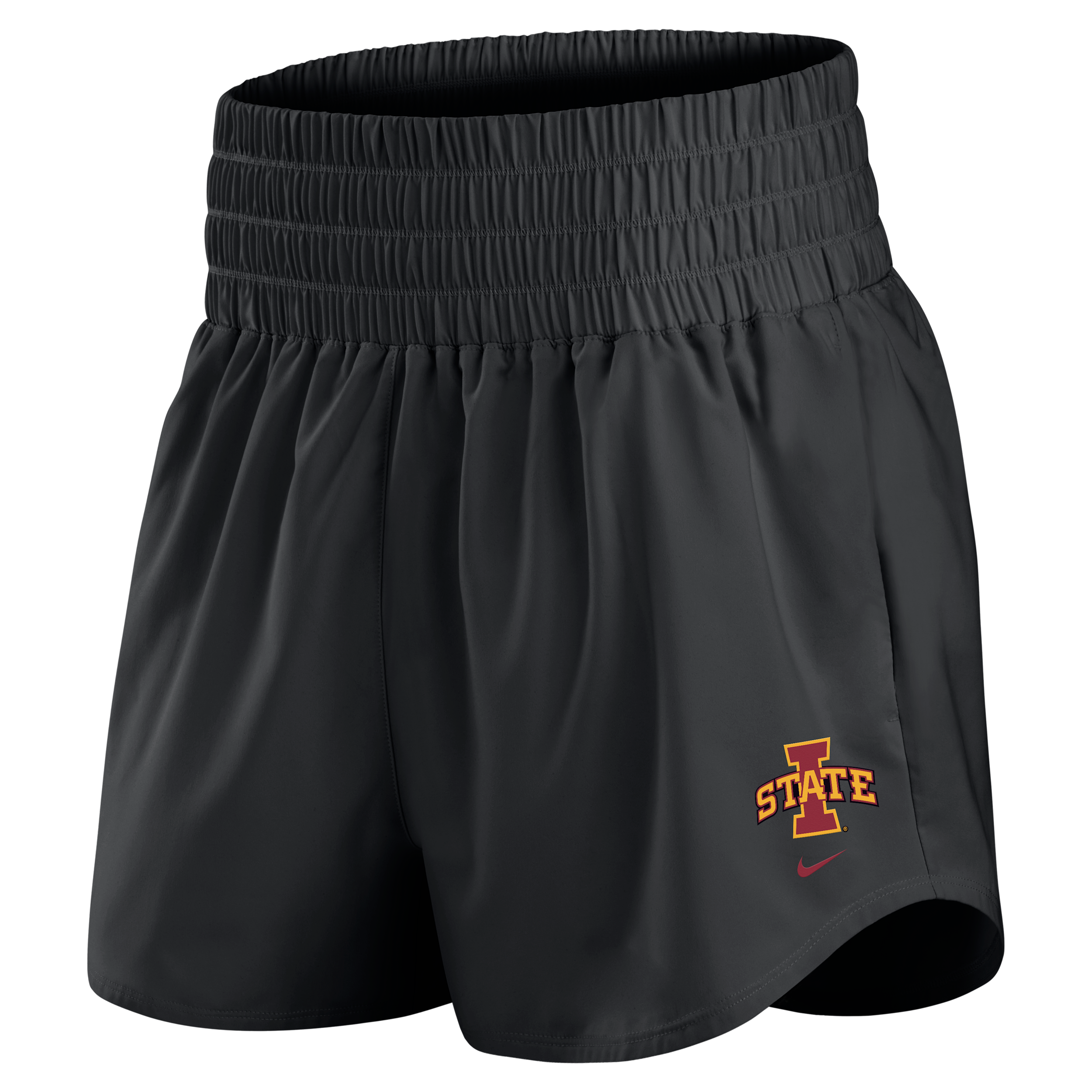 Iowa State Primary Logo One Nike Women's Dri-FIT College Shorts in Black | IM0048-010