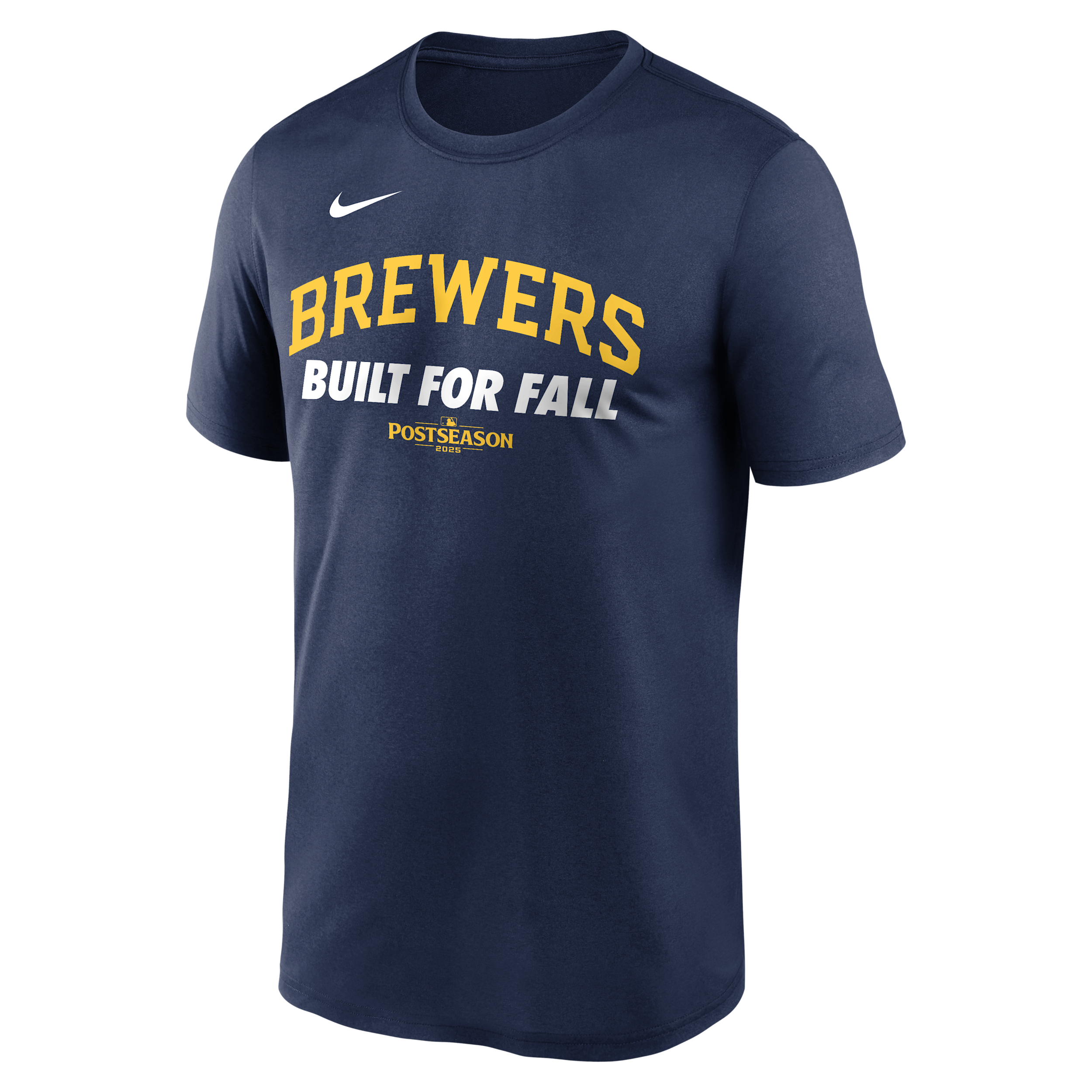 Nike Milwaukee Brewers 2025 Postseason Authentic Collection Legend  Men's Dri-fit Mlb T-shirt In Blue