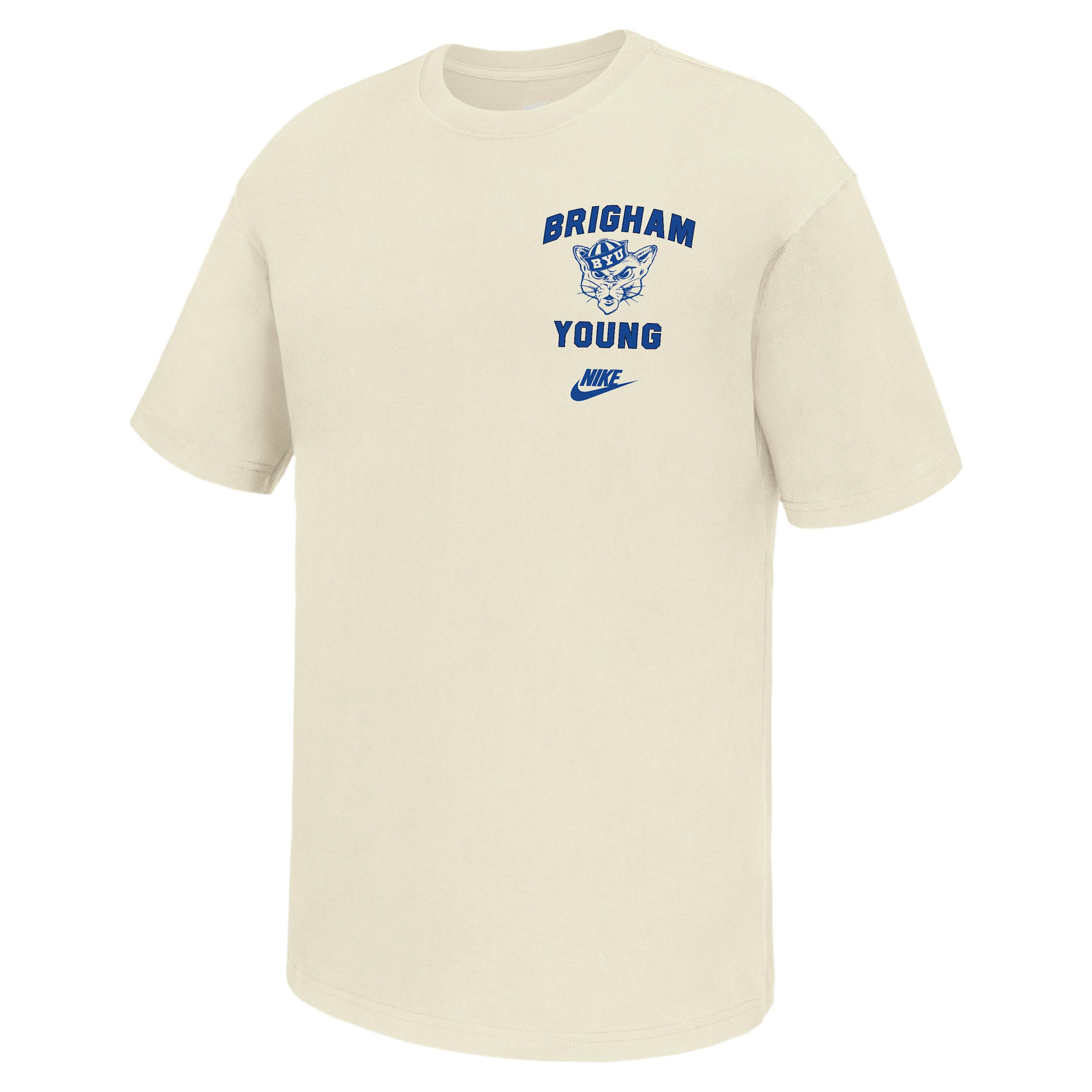 BYU Cougars Nike Men's Football T-Shirt in White | M11766P395BGYU-SAI