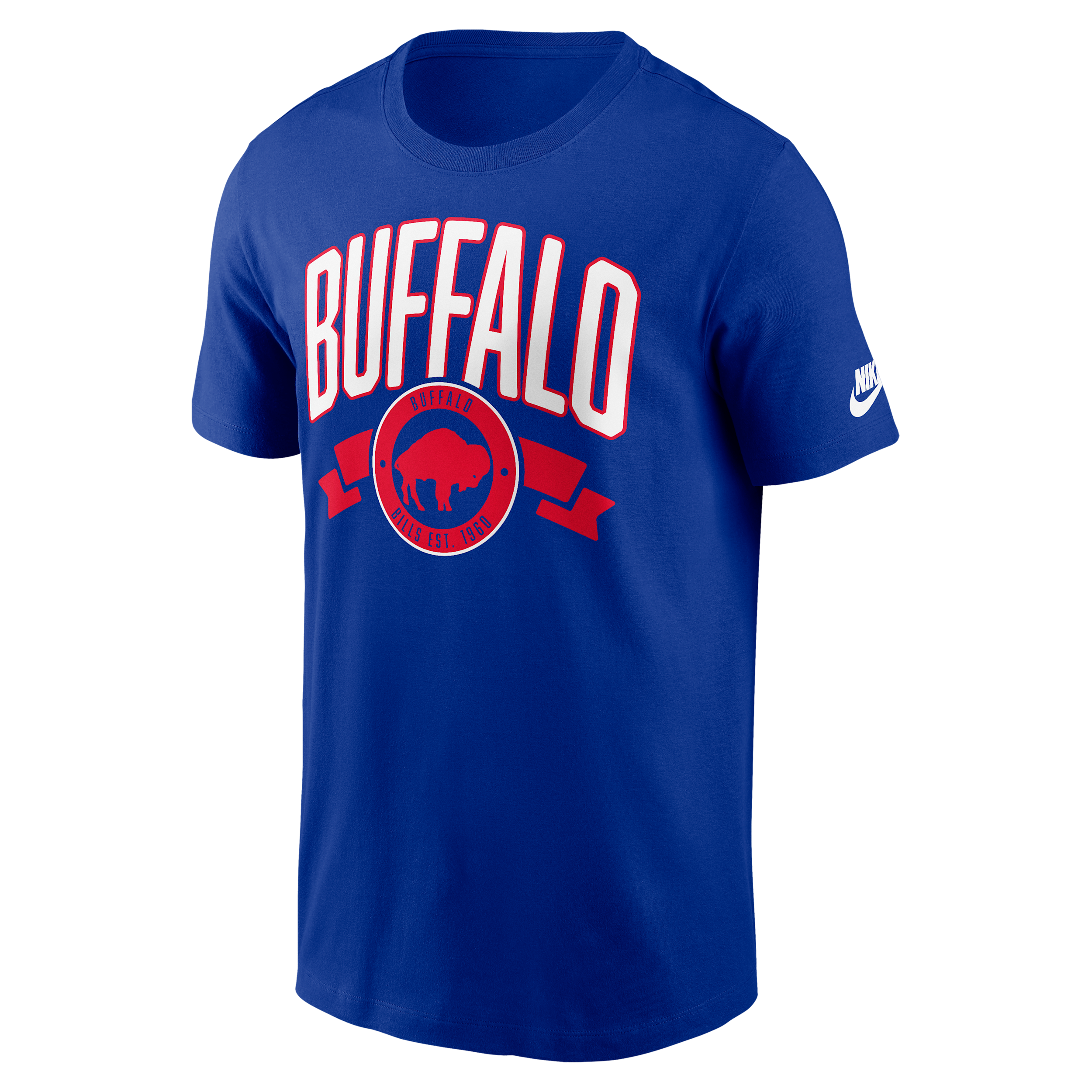 Nike Royal Buffalo Bills Rewind Front And Back Hit Essential T-shirt In Blue