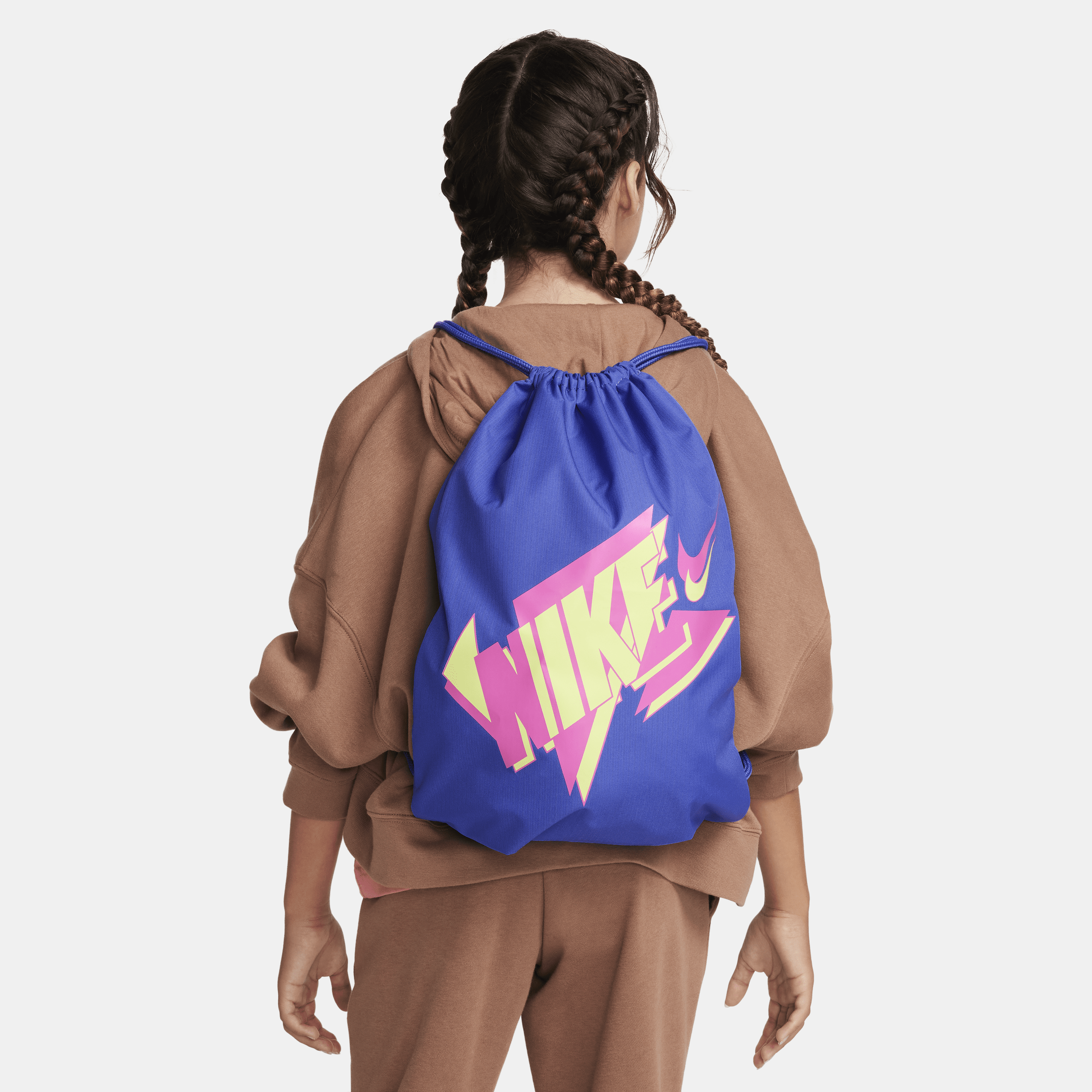 Nike Kids' Drawstring Bag (12l) In Purple