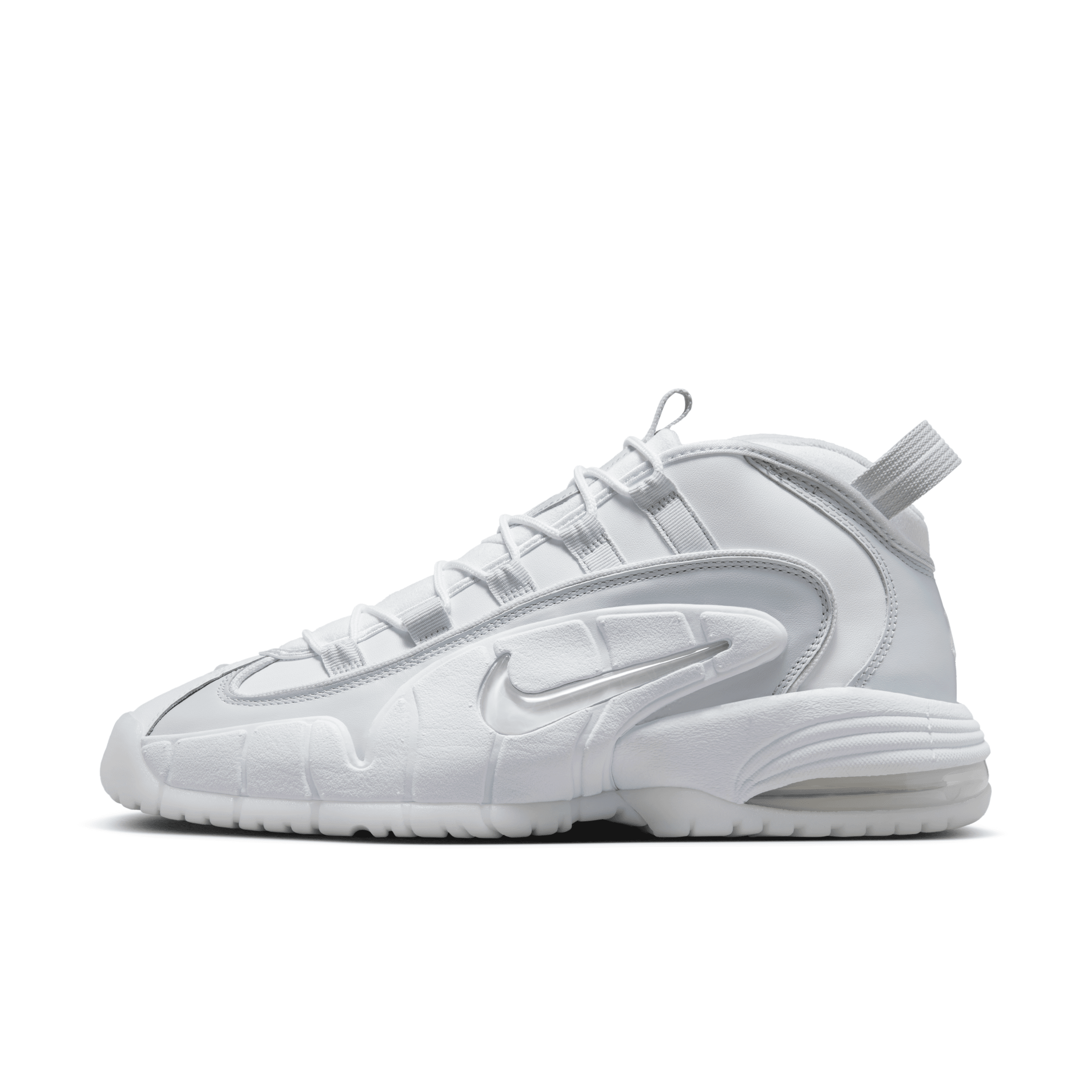 Shop Nike Men's Air Max Penny Shoes In White