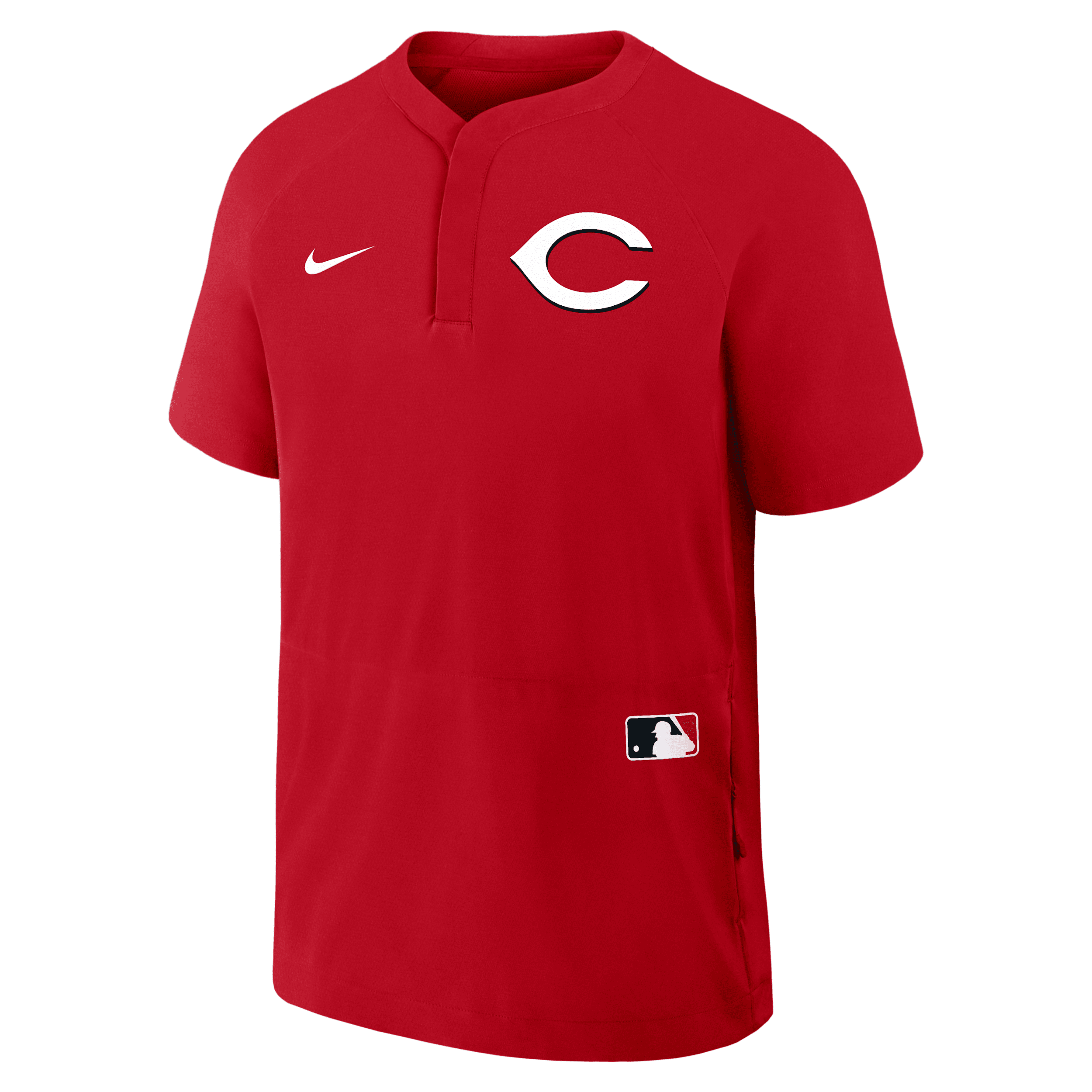 Nike Cincinnati Reds Authentic Collection Men's Mlb Short-sleeve Windshirt