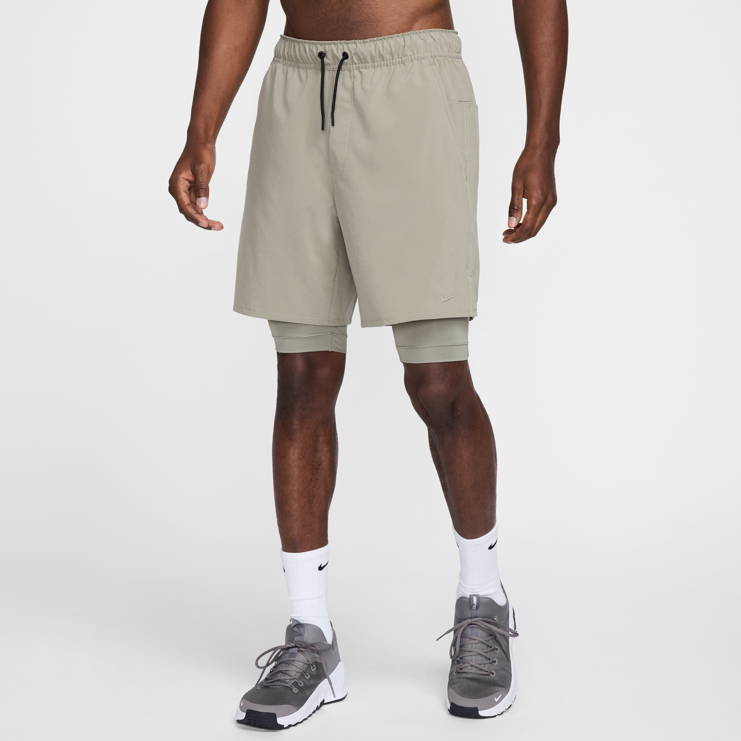 Nike Men's Unlimited Dri-fit 7" 2-in-1 Versatile Shorts In Green