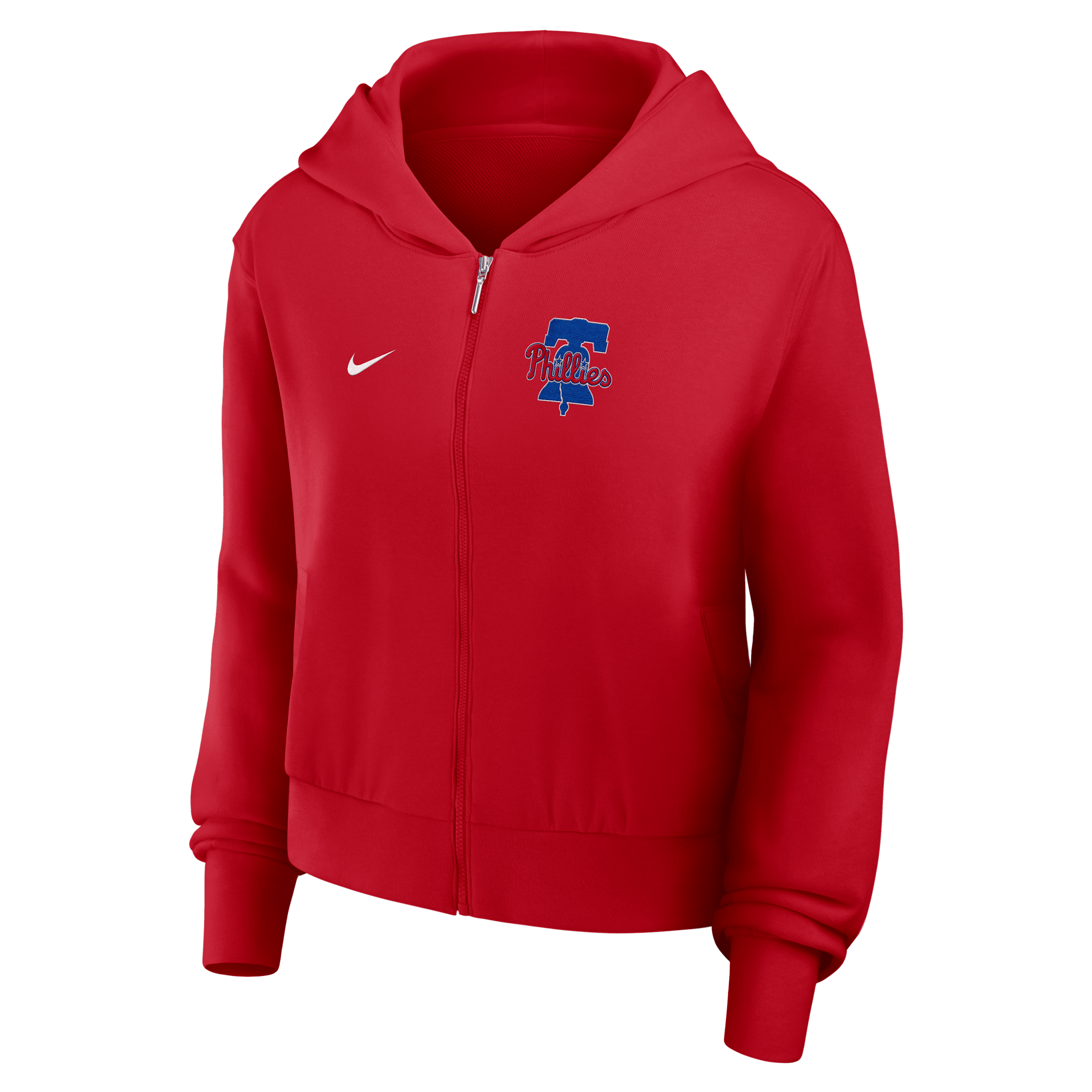 Nike Philadelphia Phillies Womenâs Women's Mlb Full-zip Hoodie In Red