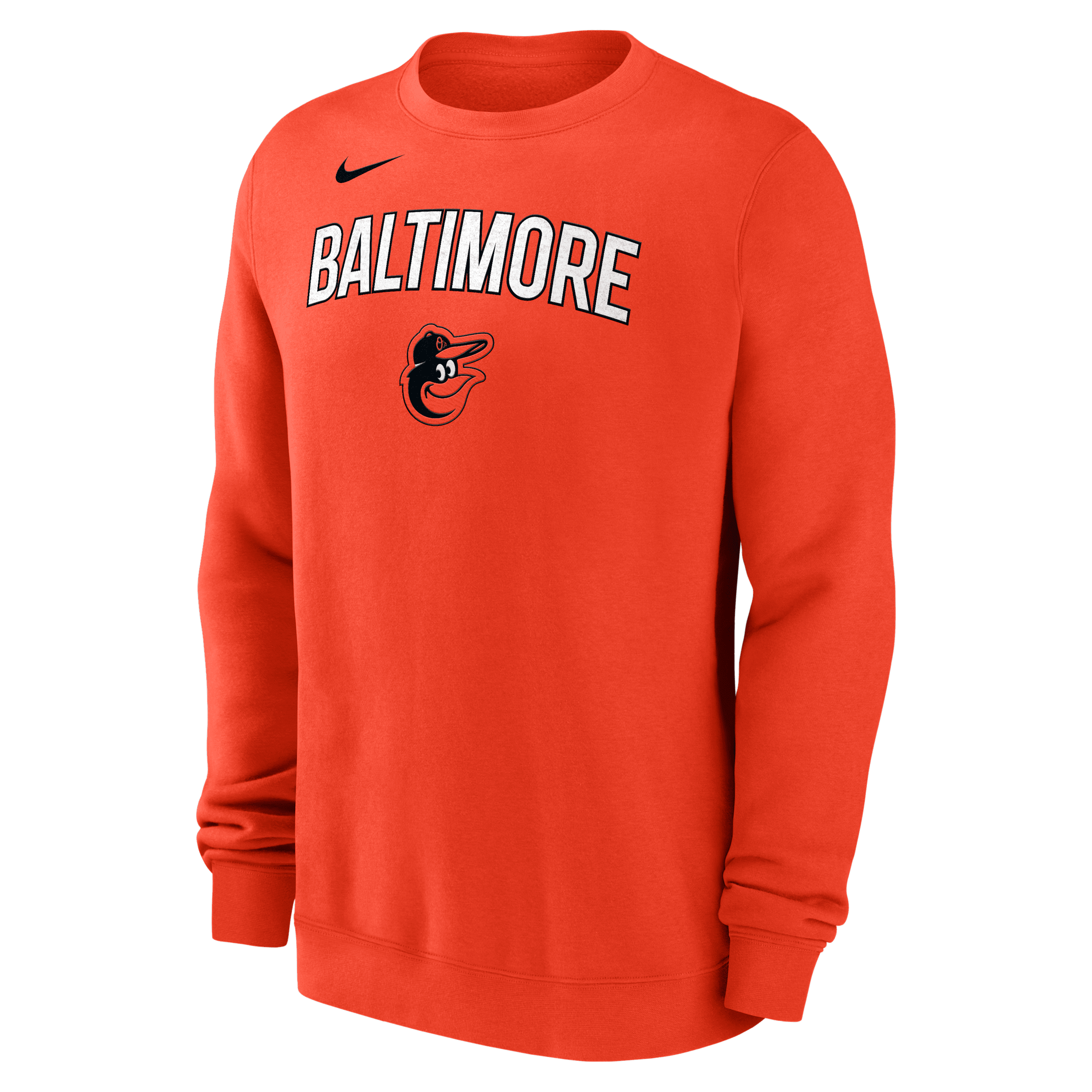 Nike Orange Baltimore Orioles Pullover Sweatshirt